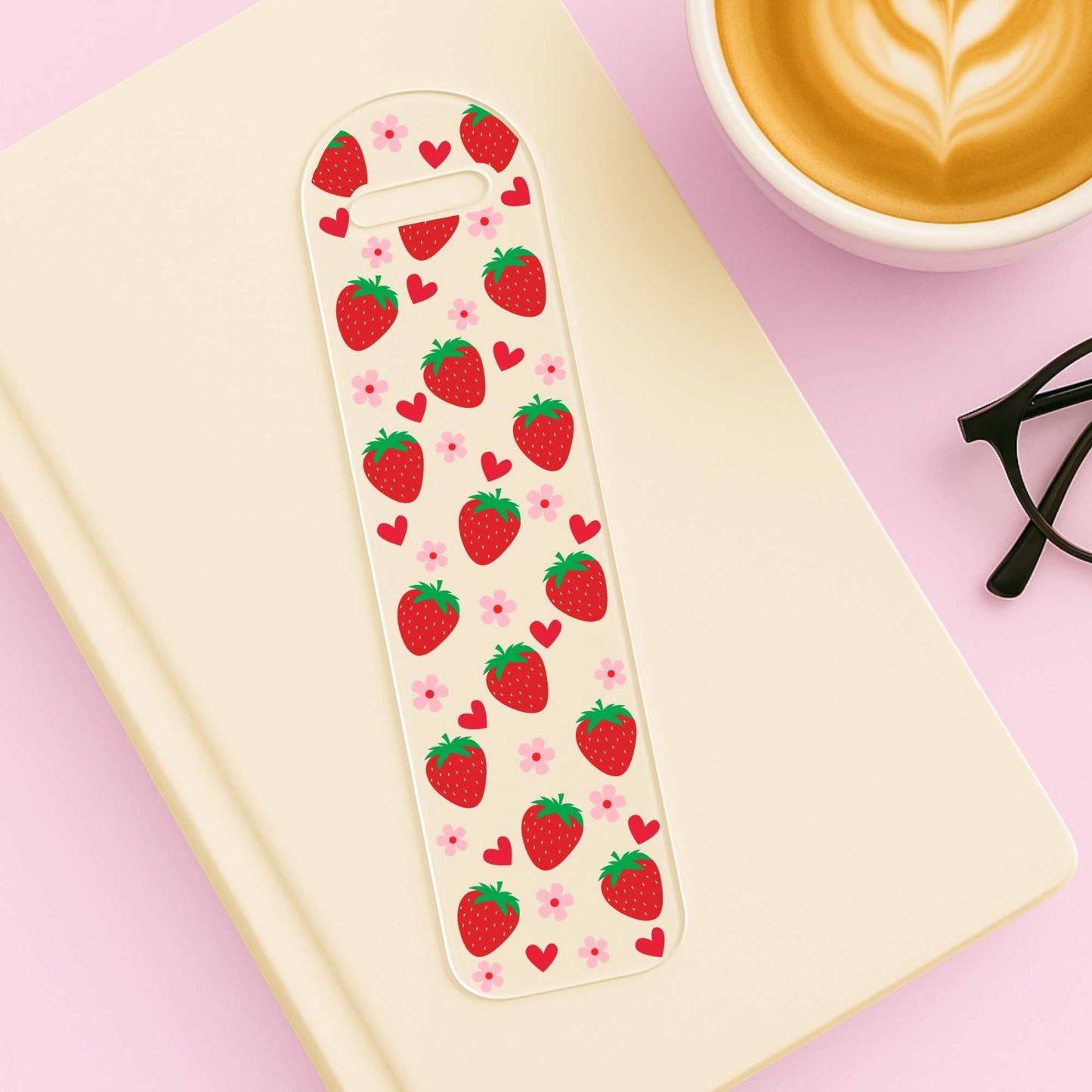 Strawberries | Bookmark UV DTF