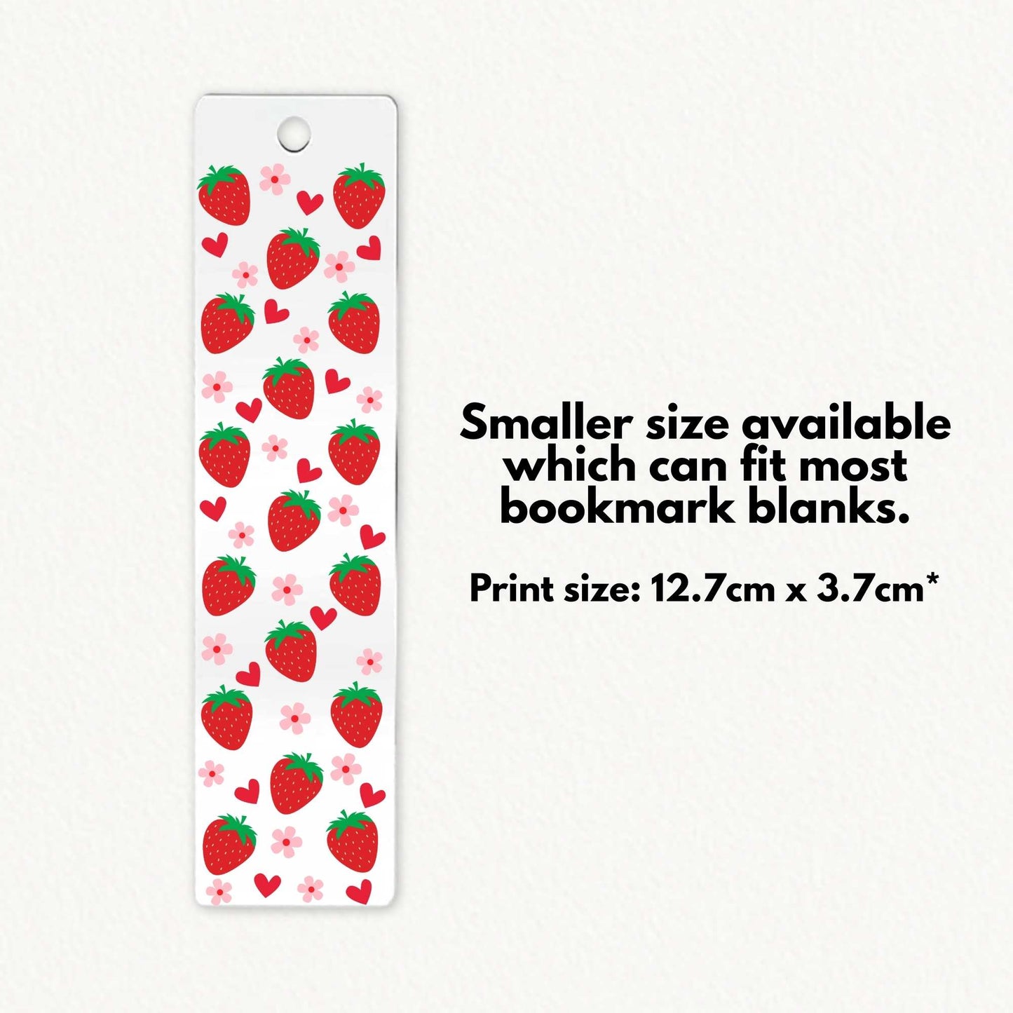 Strawberries | Bookmark UV DTF