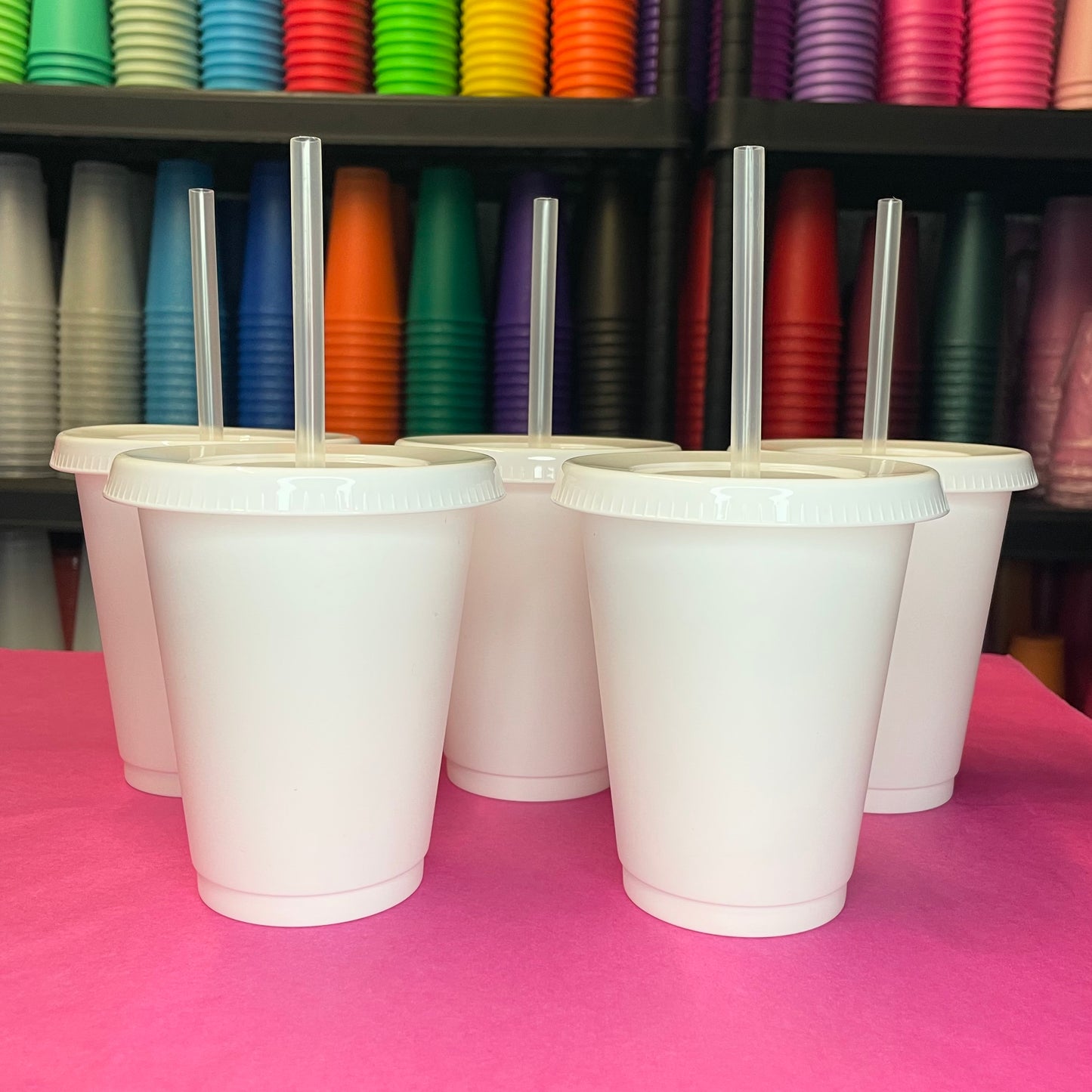 white cold cups
