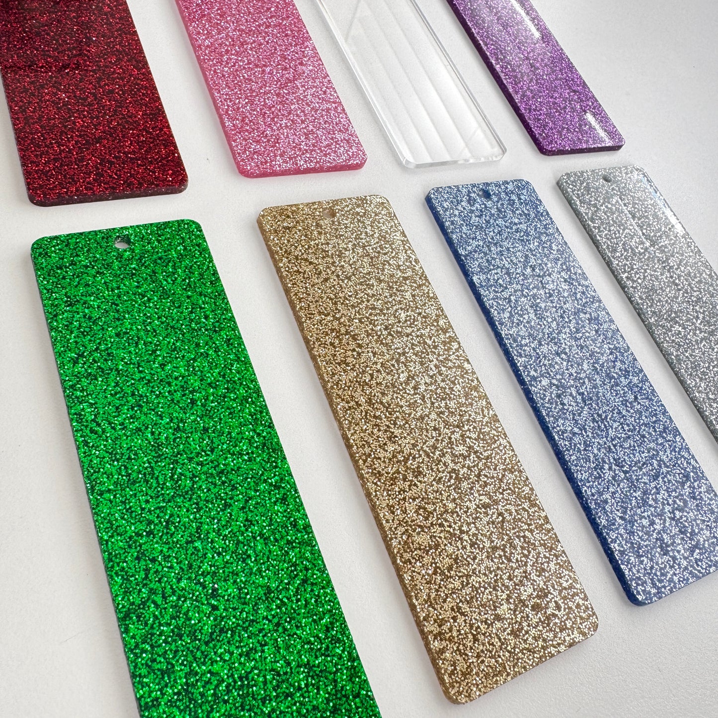 Glitter Acrylic Bookmarks