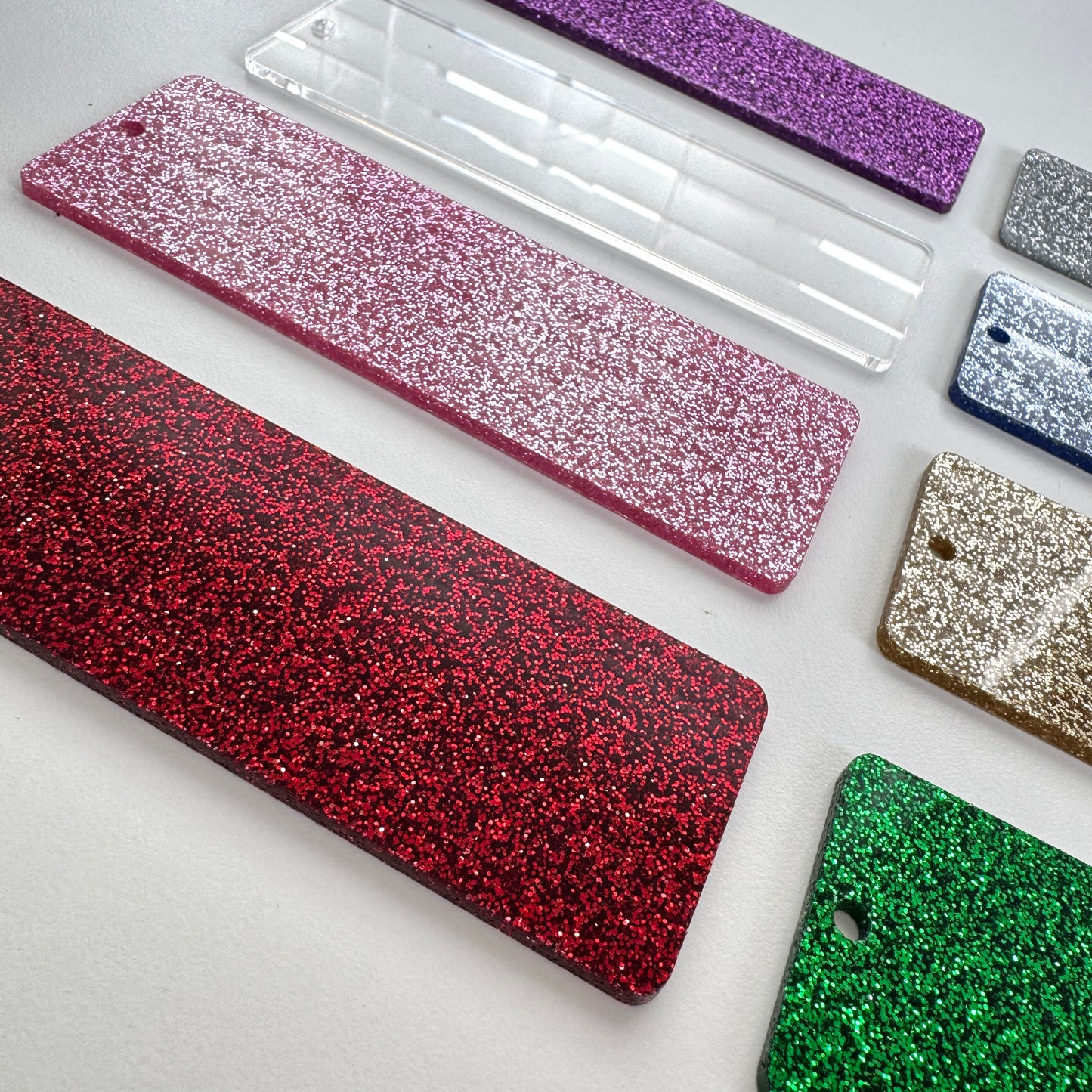 Glitter Acrylic Bookmarks