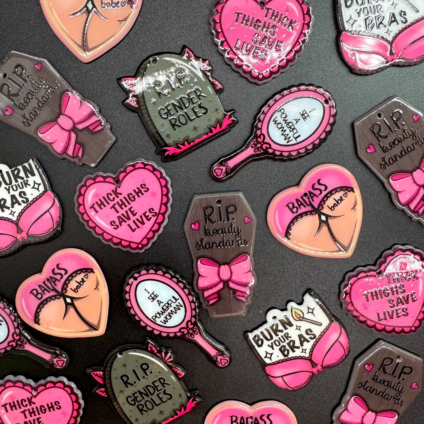 Badass Women Cabochons (Pack of 6)