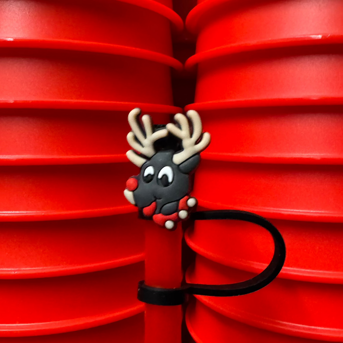 Reindeer Straw Charm