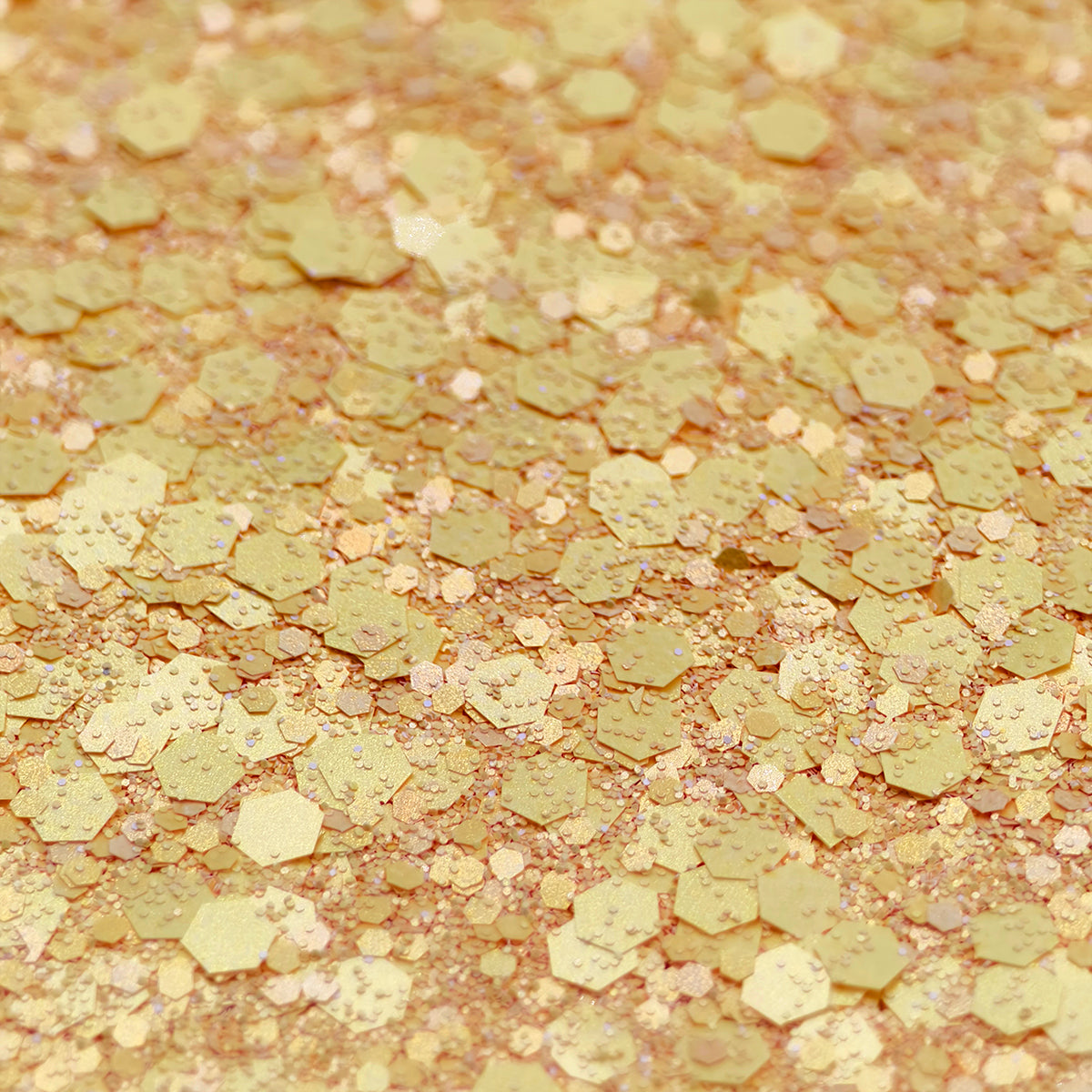 yellow chunky fine glitter mix uk supplier