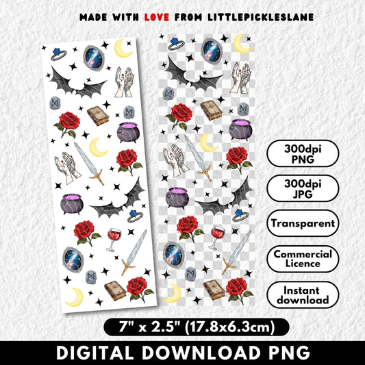 a court of thorns and roses ACOTAR book series digital download design, instant file png and jpg.