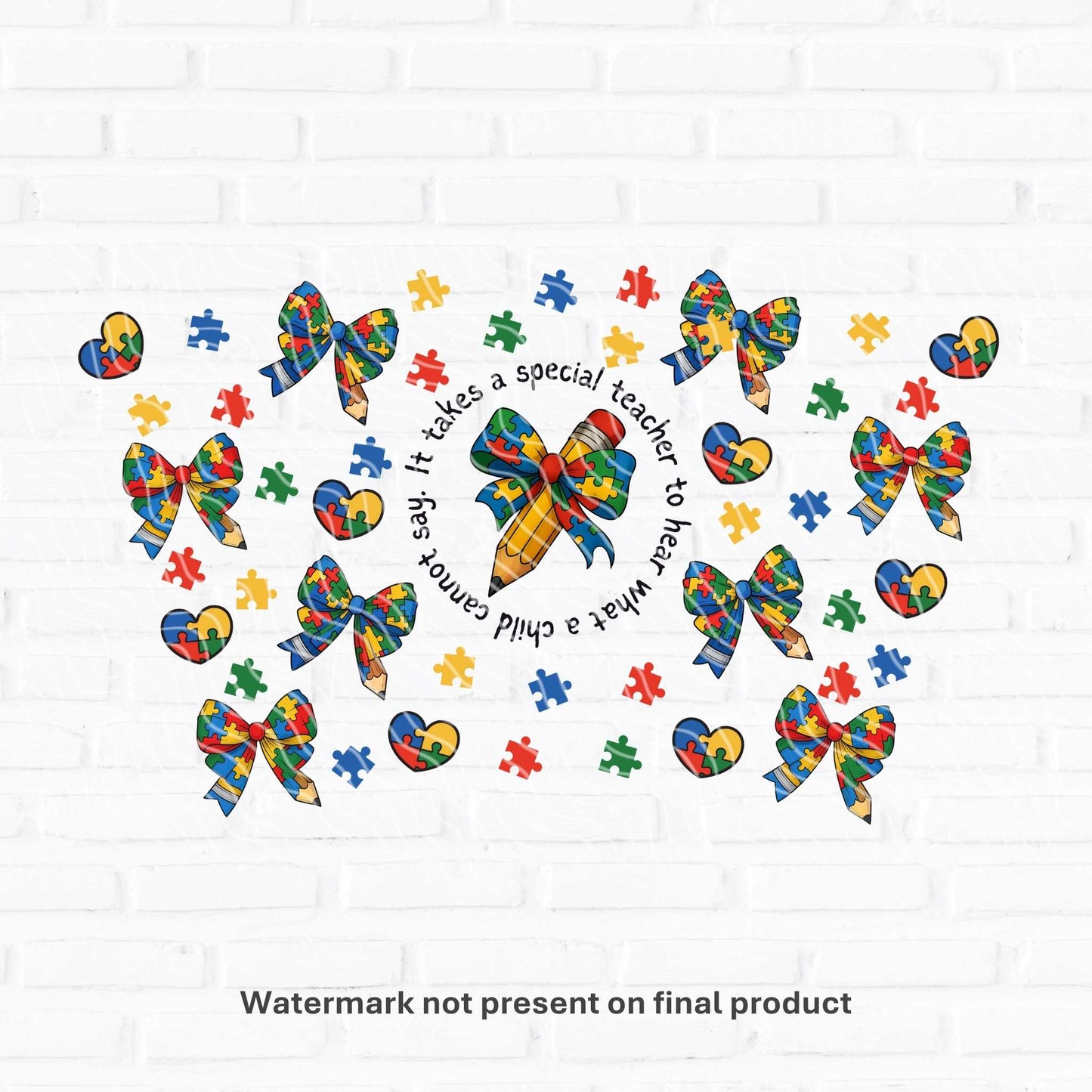 Autism Teacher | UV DTF Wrap