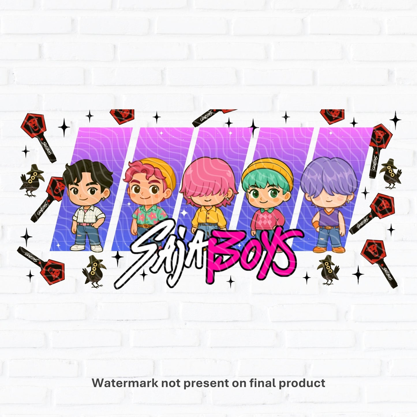 Boyband | UV DTF Wrap