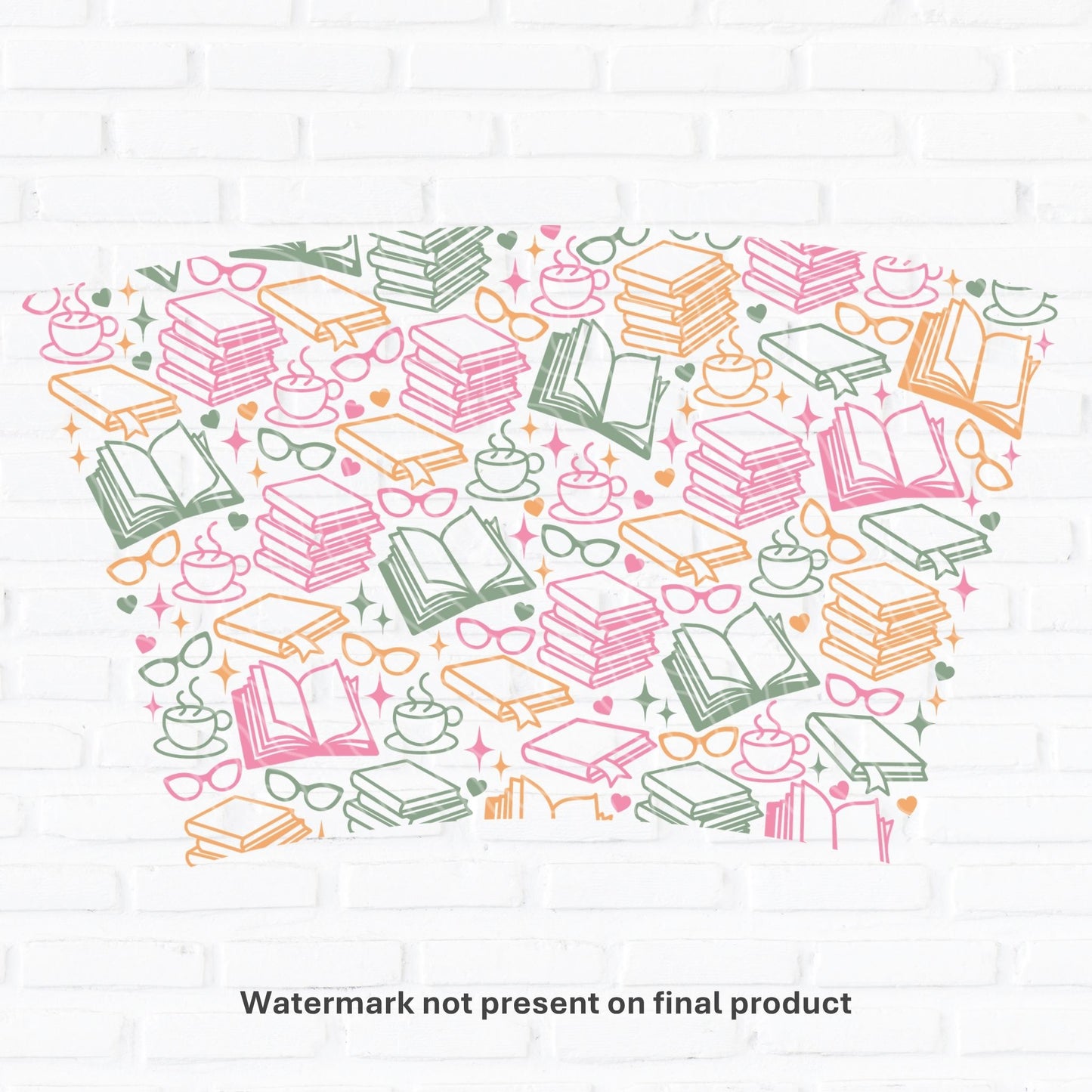 Bookish | UV DTF Wrap