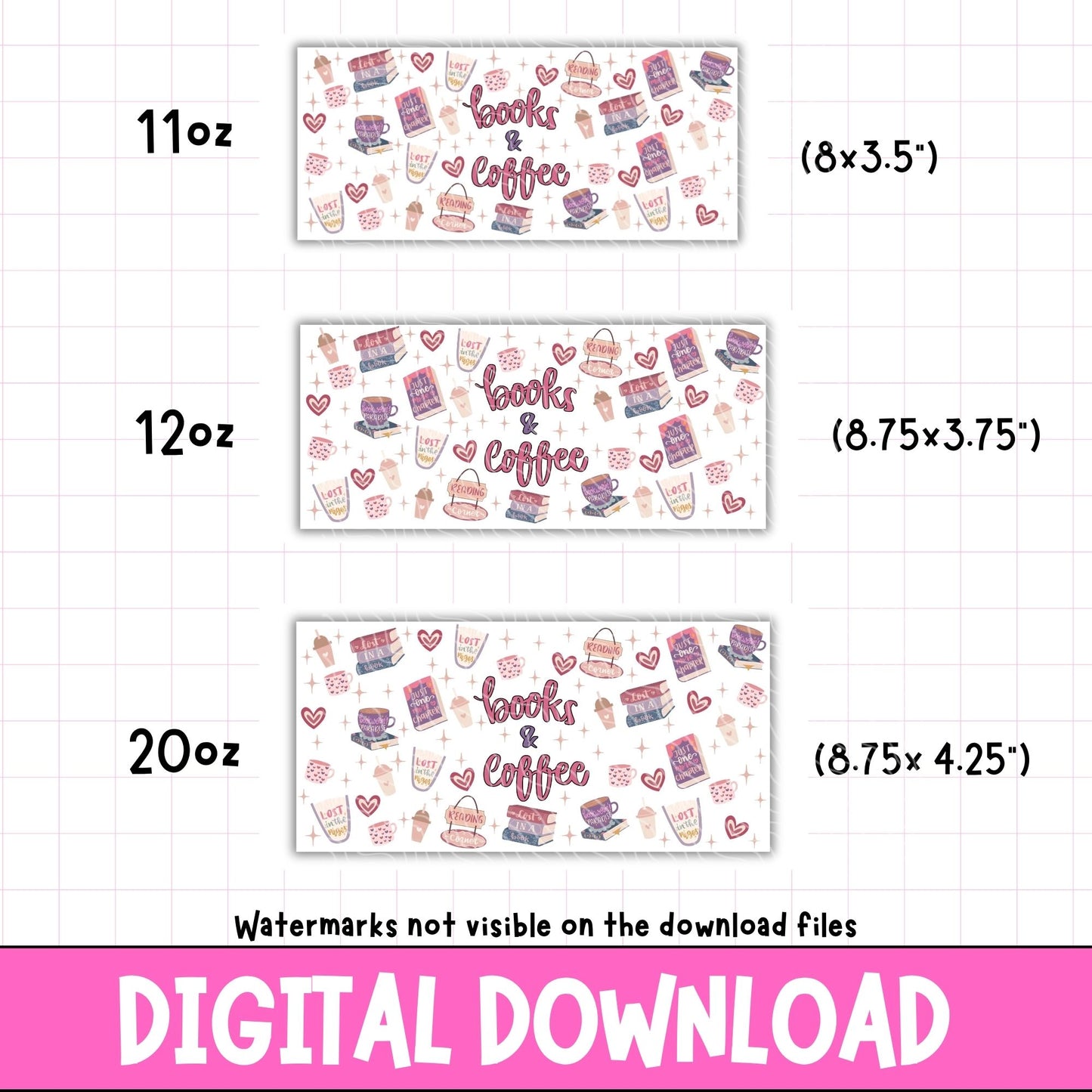 Books & Coffee | Digital Download