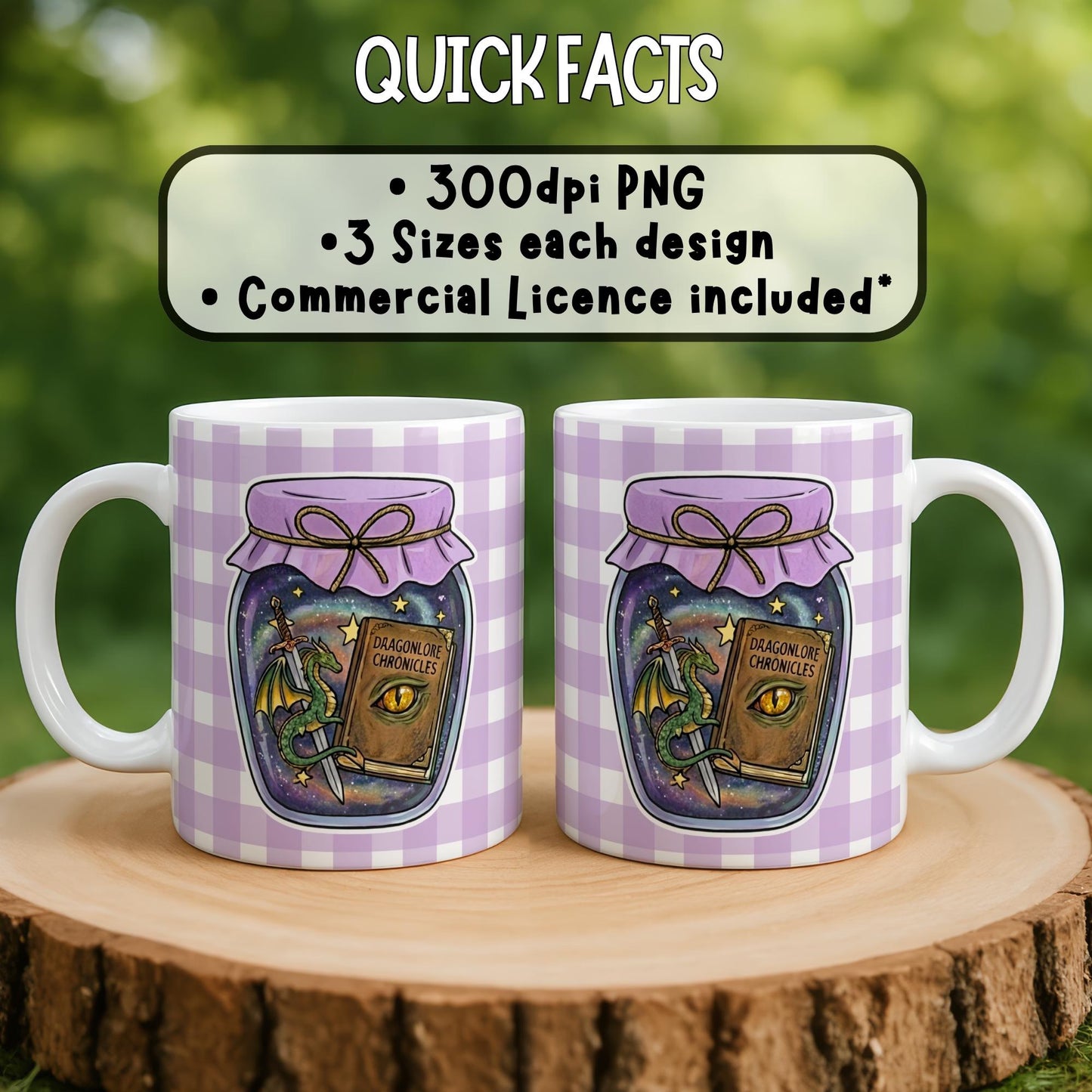 Bookish Jam Jar Mug Bundle | Digital Download
