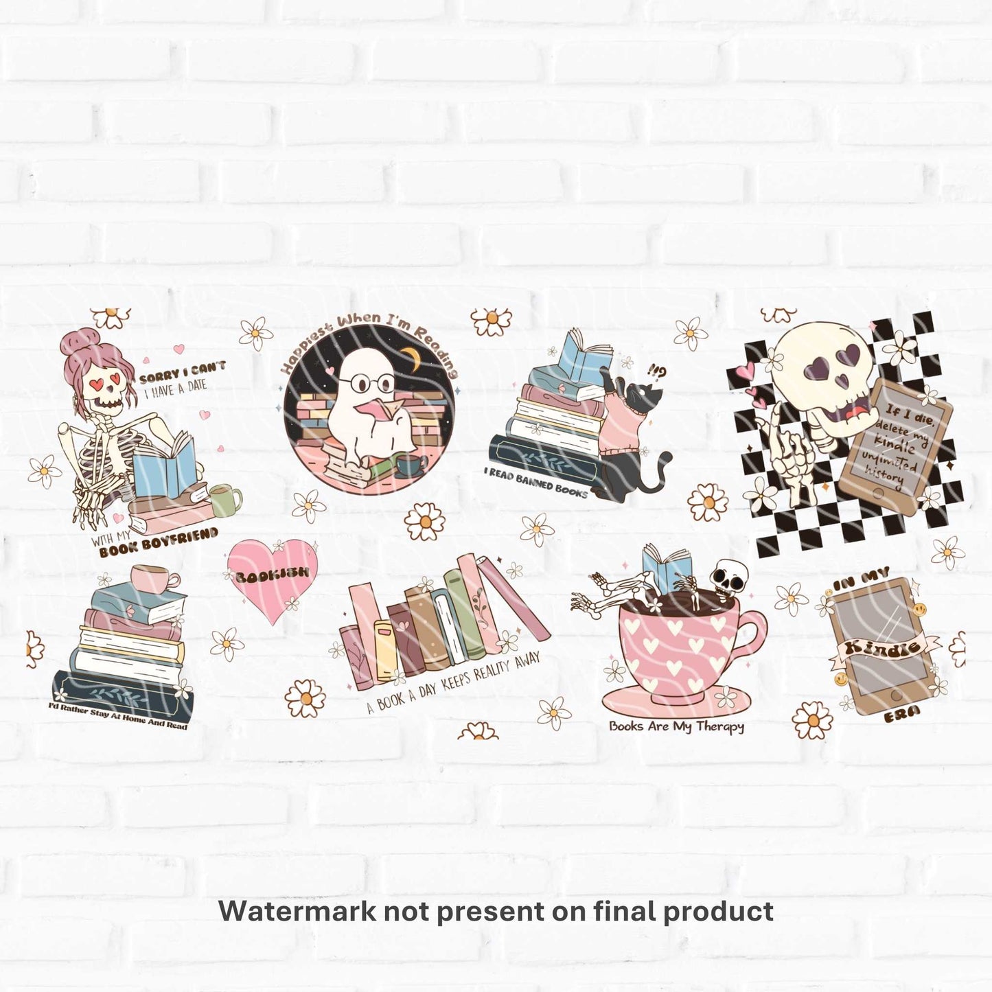 Book Therapy | UV DTF Wrap