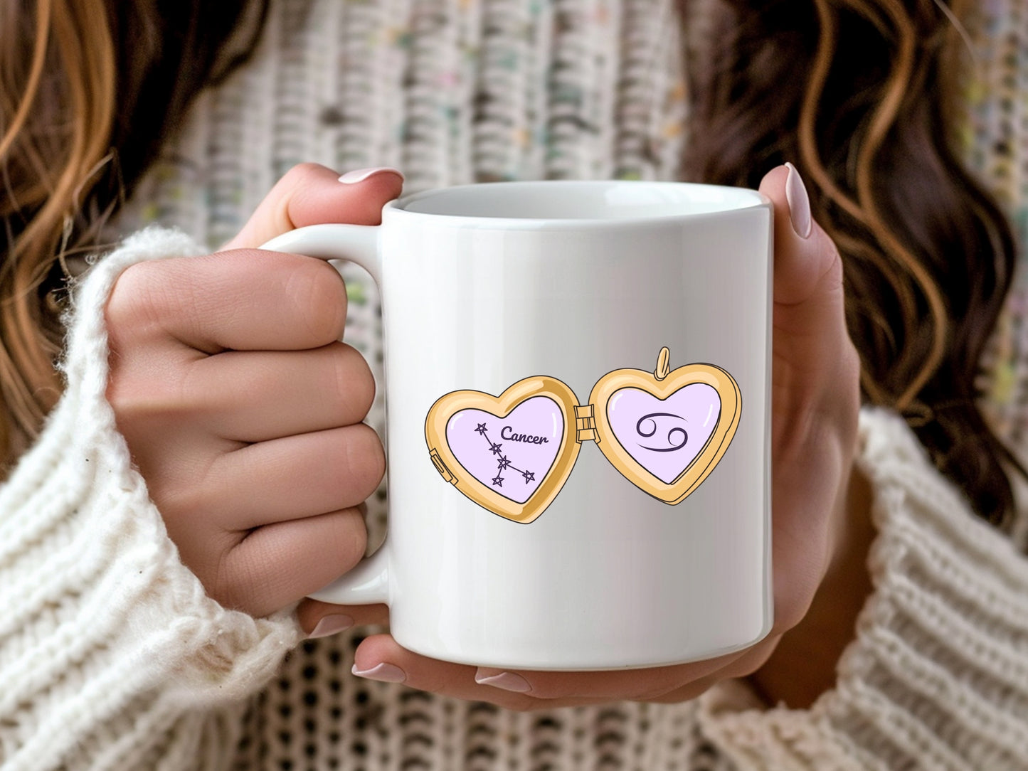 Cancer Zodiac Locket | Digital Download