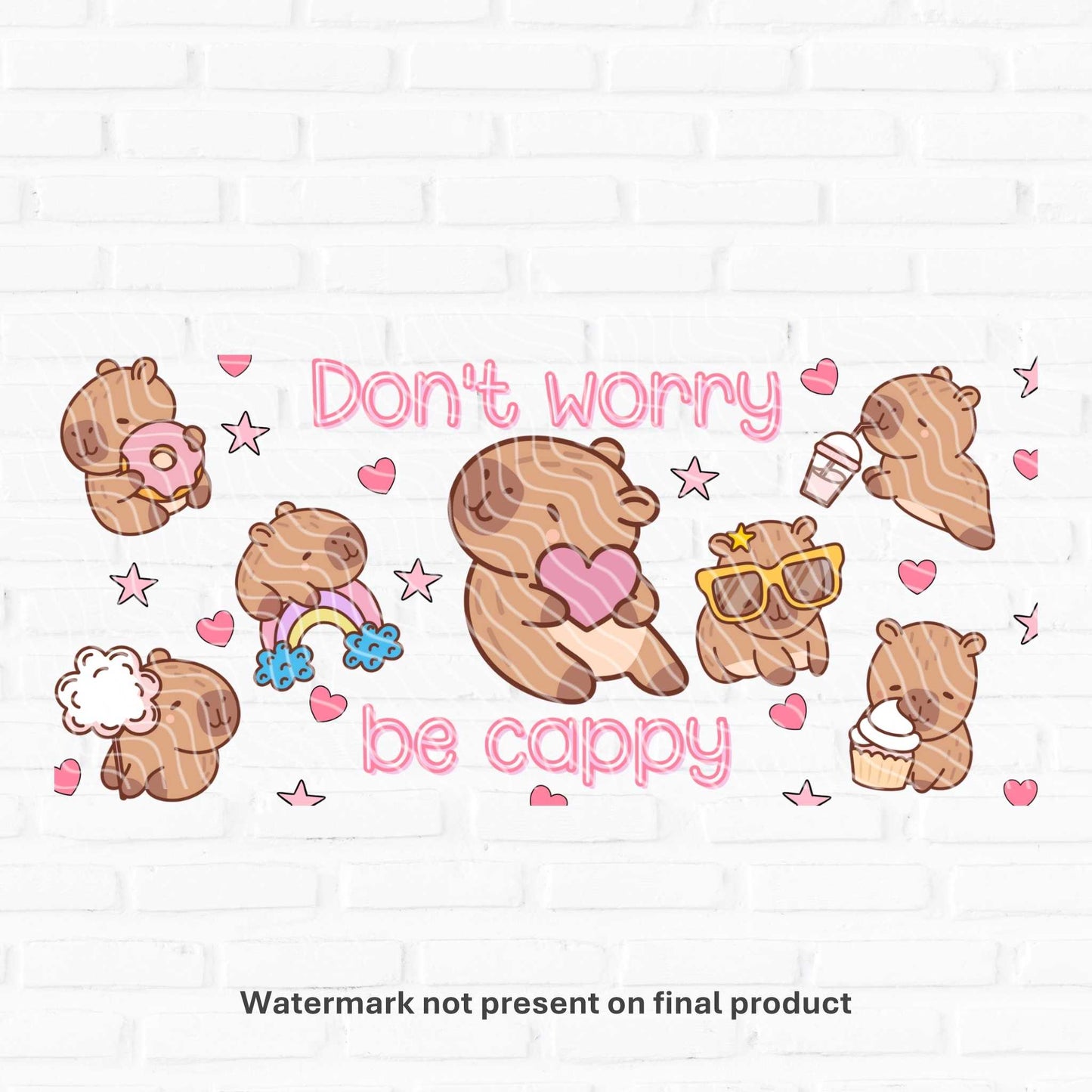 don't worry be cappy capybara