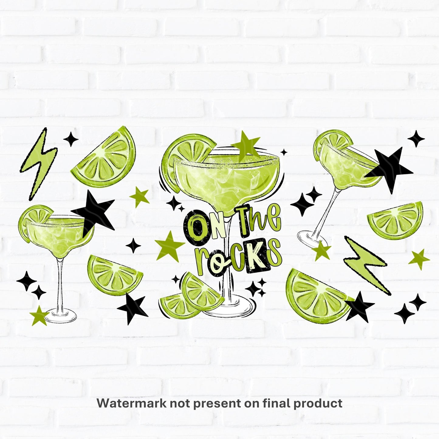 On The Rocks | UV DTF Wrap