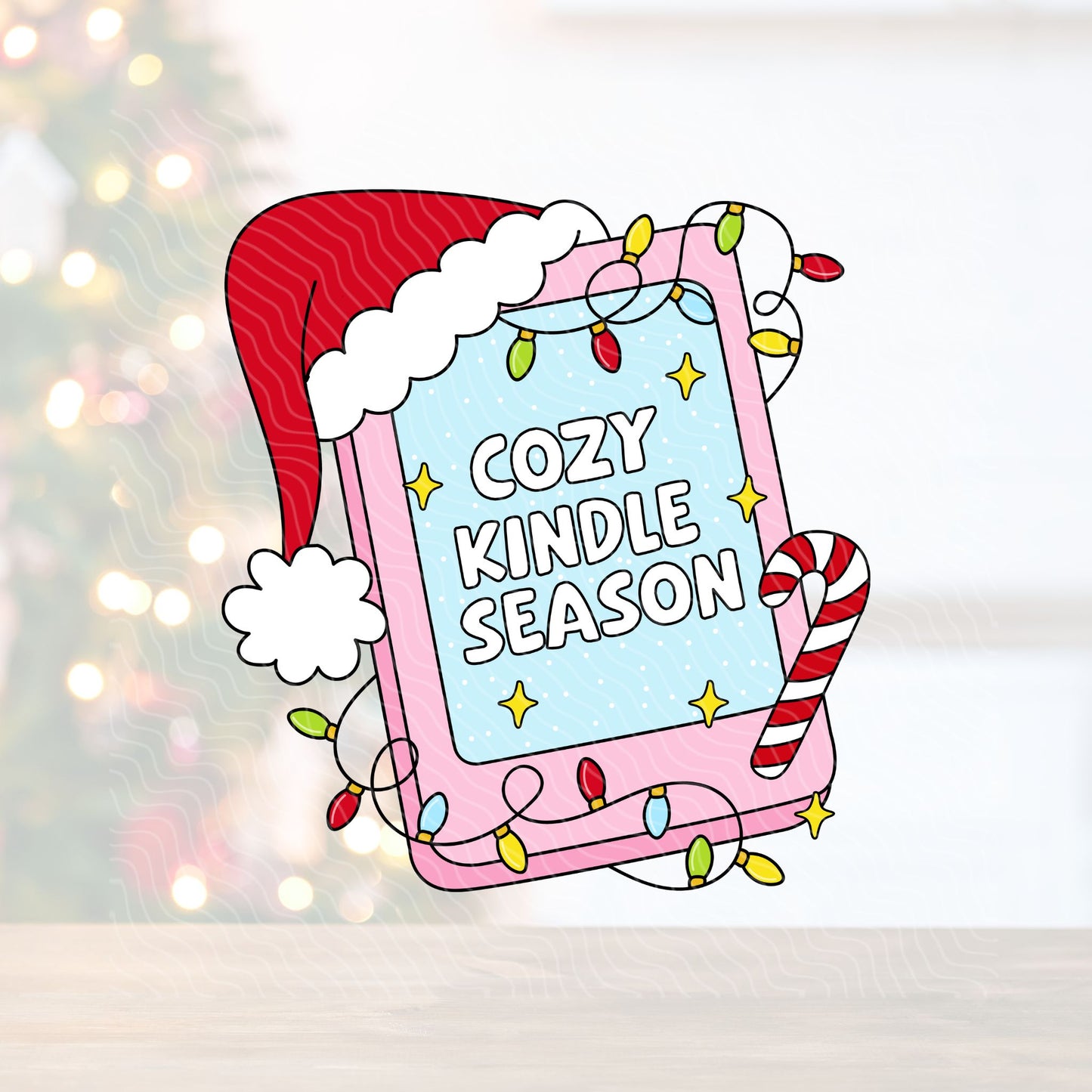 Cozy Kindle Season | UV DTF Decal