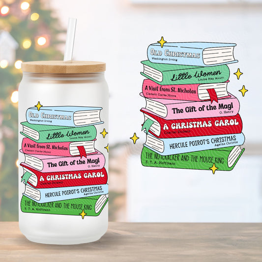 Christmas Books | UV DTF Decal