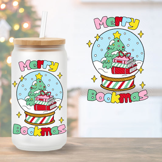 Merry Bookmas | UV DTF Decal