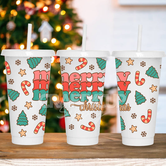 Merry Merry Christmas | UV DTF Wrap