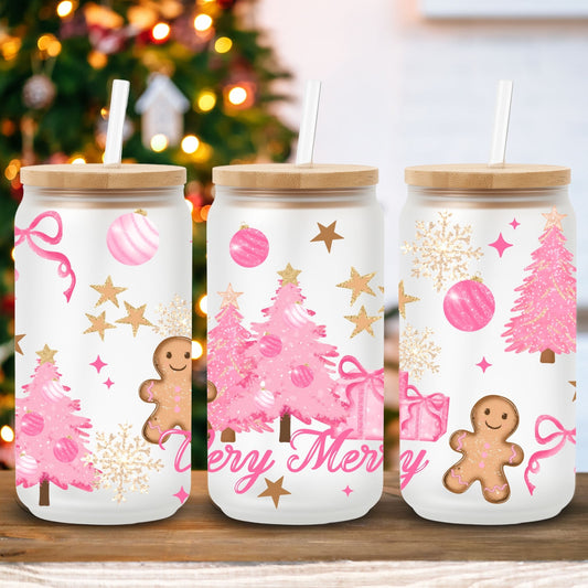 Very Merry Pink | UV DTF Wrap