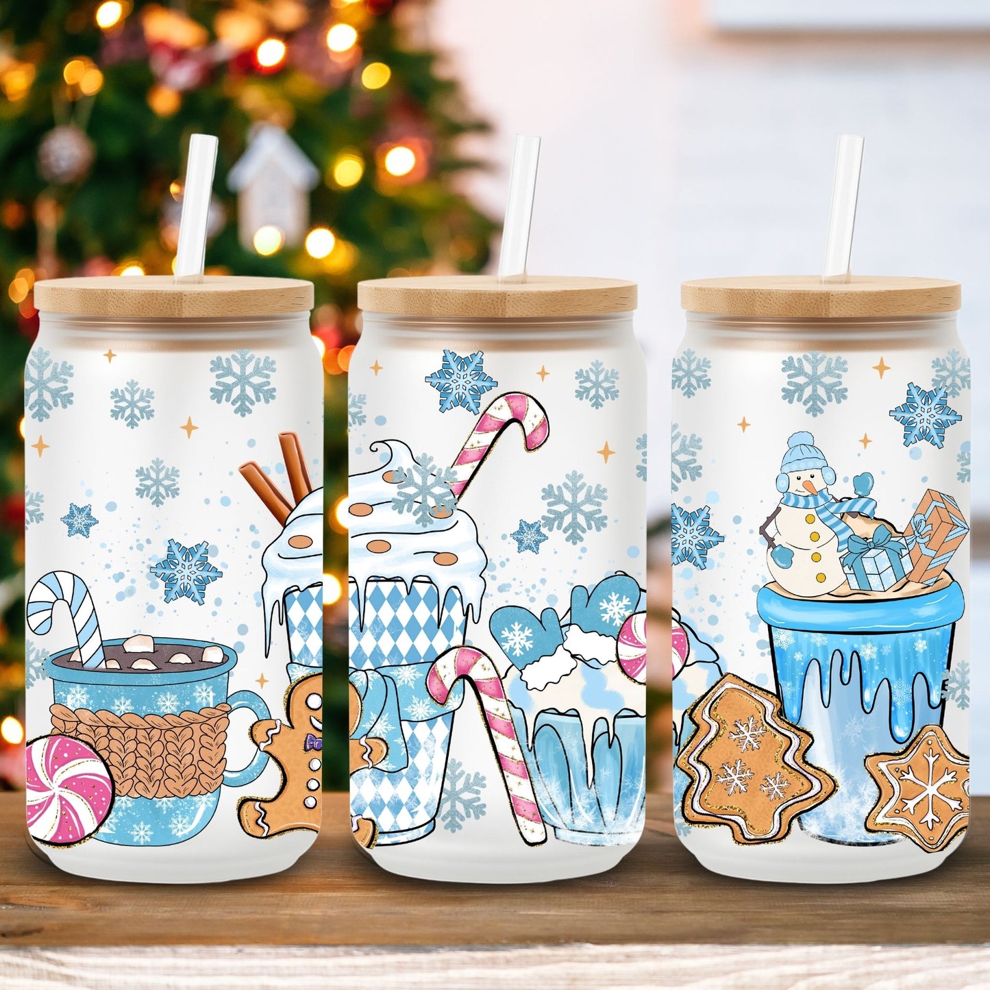 Winter Drinks | UV DTF Wrap