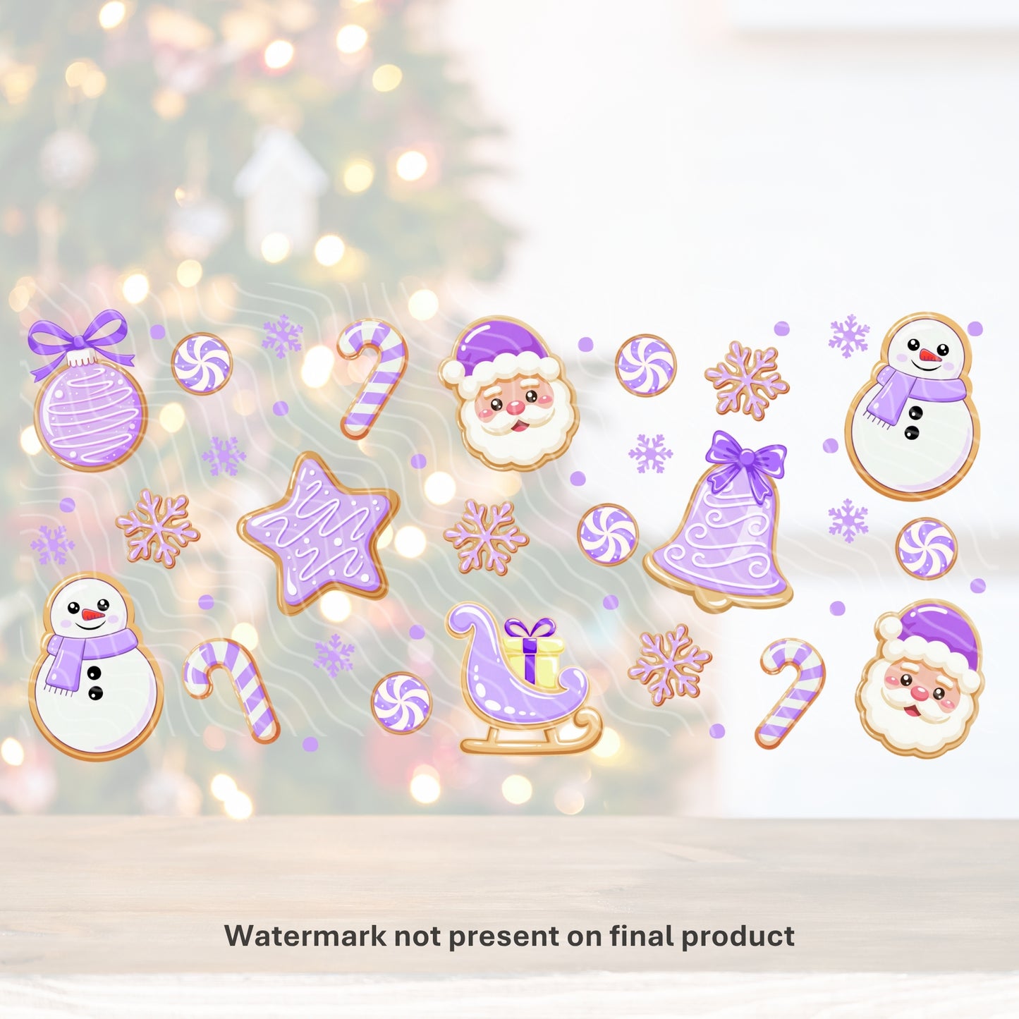 Gingerbread Cookies | UV DTF Wrap