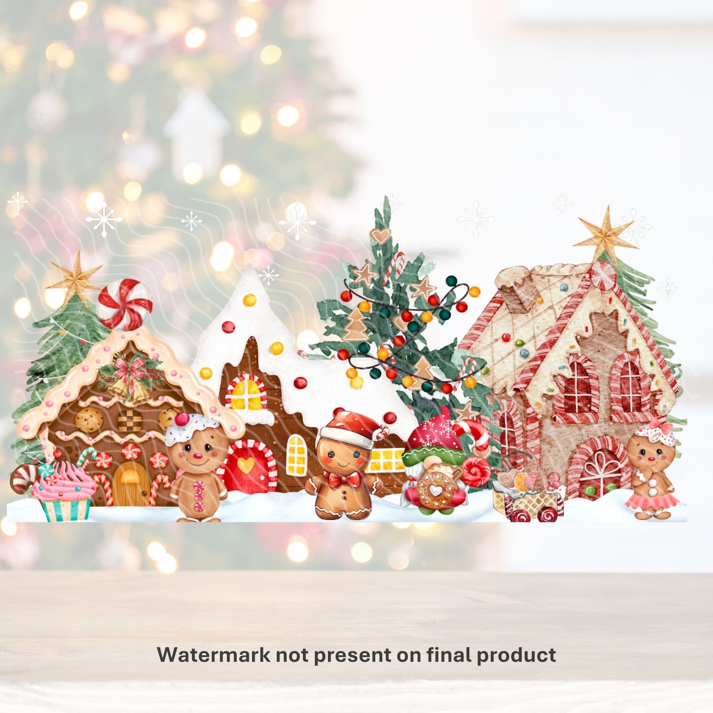 Gingerbread House | UV DTF Wrap