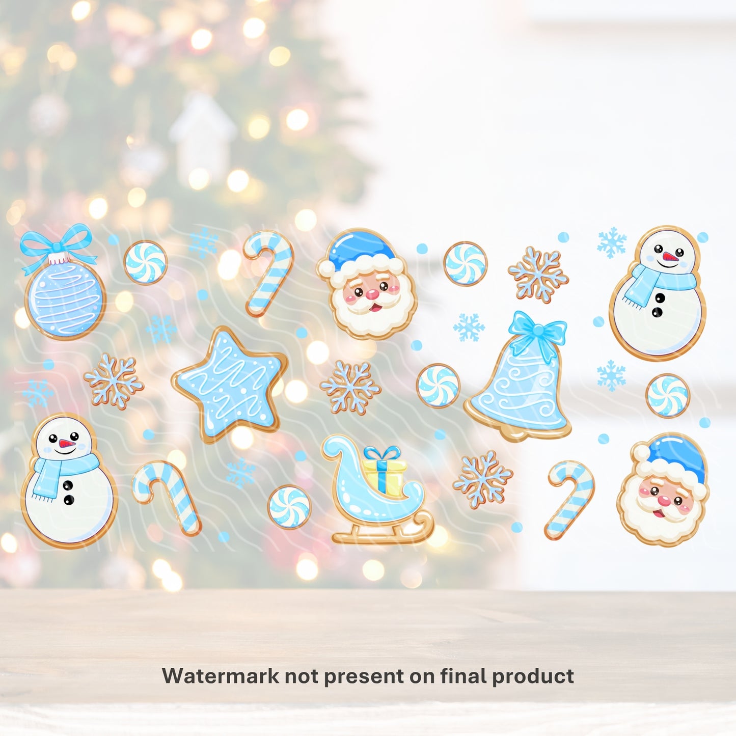 Gingerbread Cookies | UV DTF Wrap