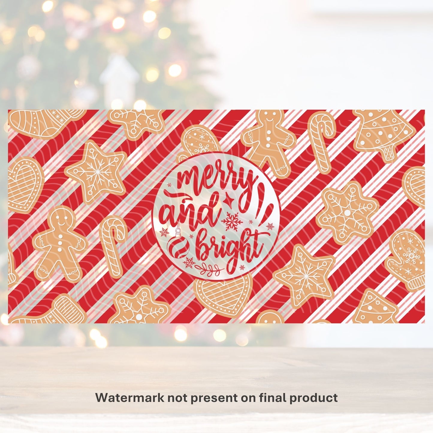 Merry & Bright | UV DTF Wrap