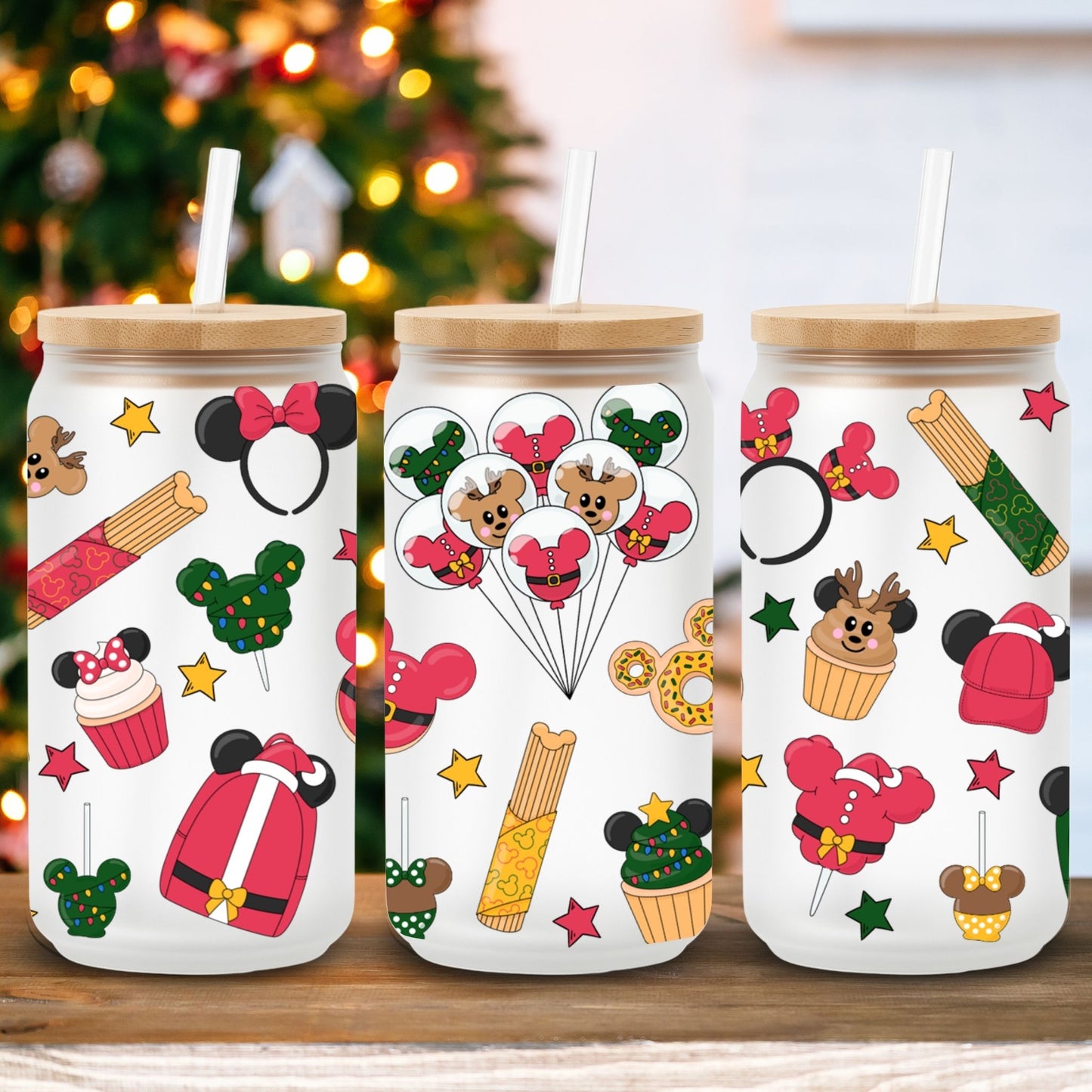 Christmas Snacks | Can UV DTF Wrap