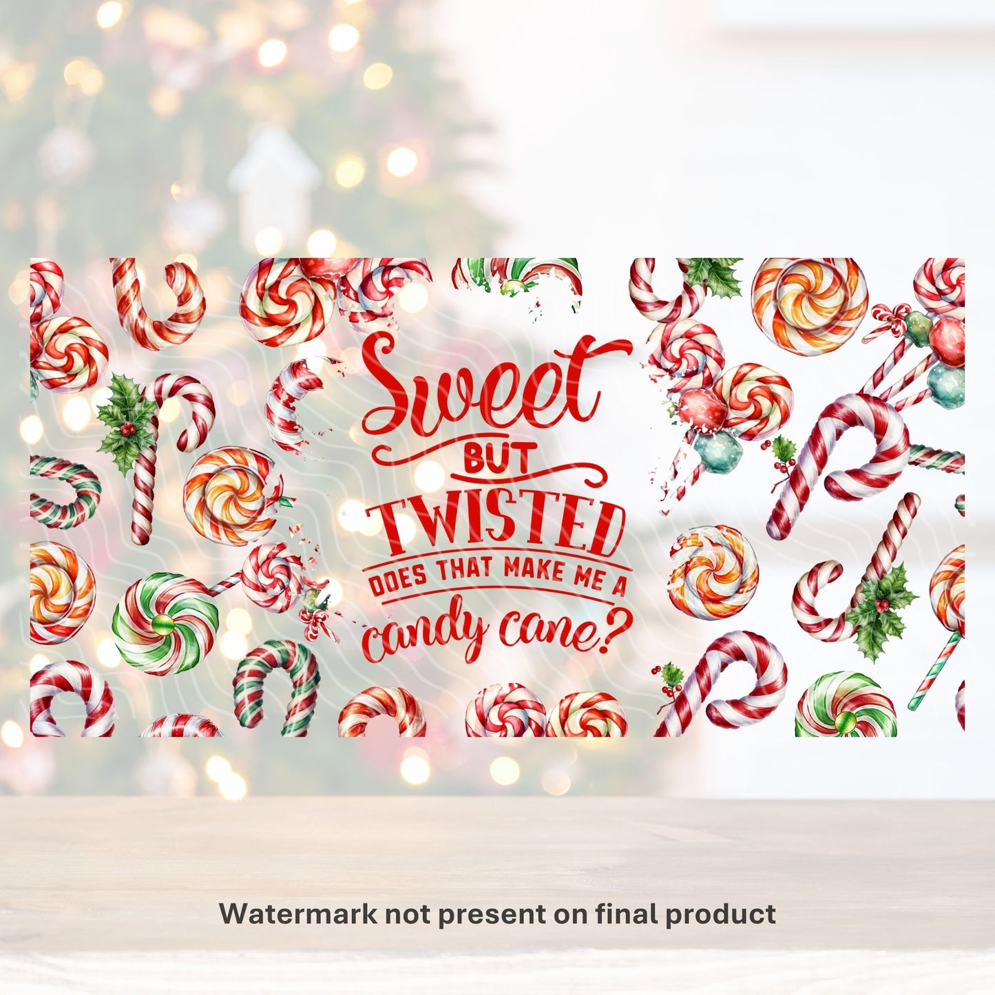 Sweet But Twisted | UV DTF Wrap