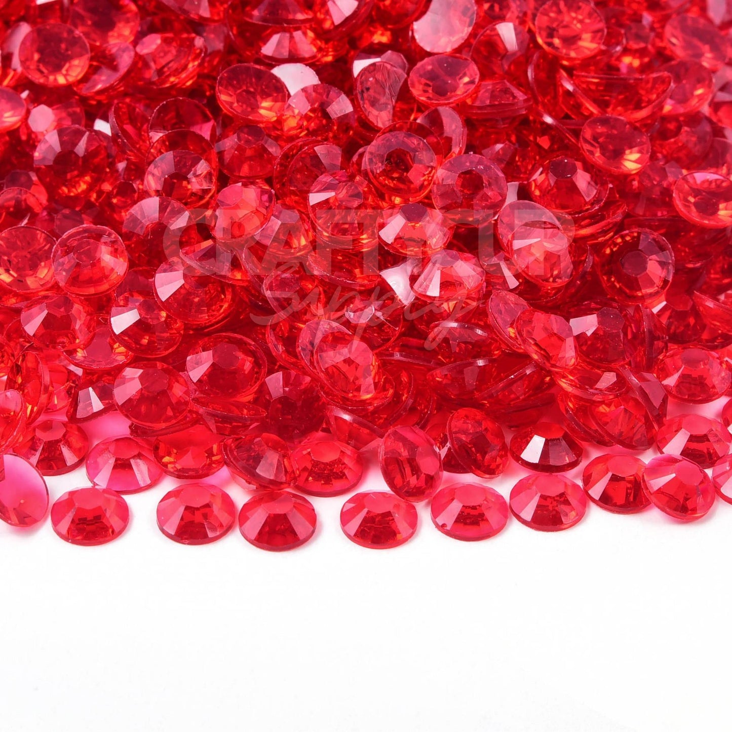 red rhinestones