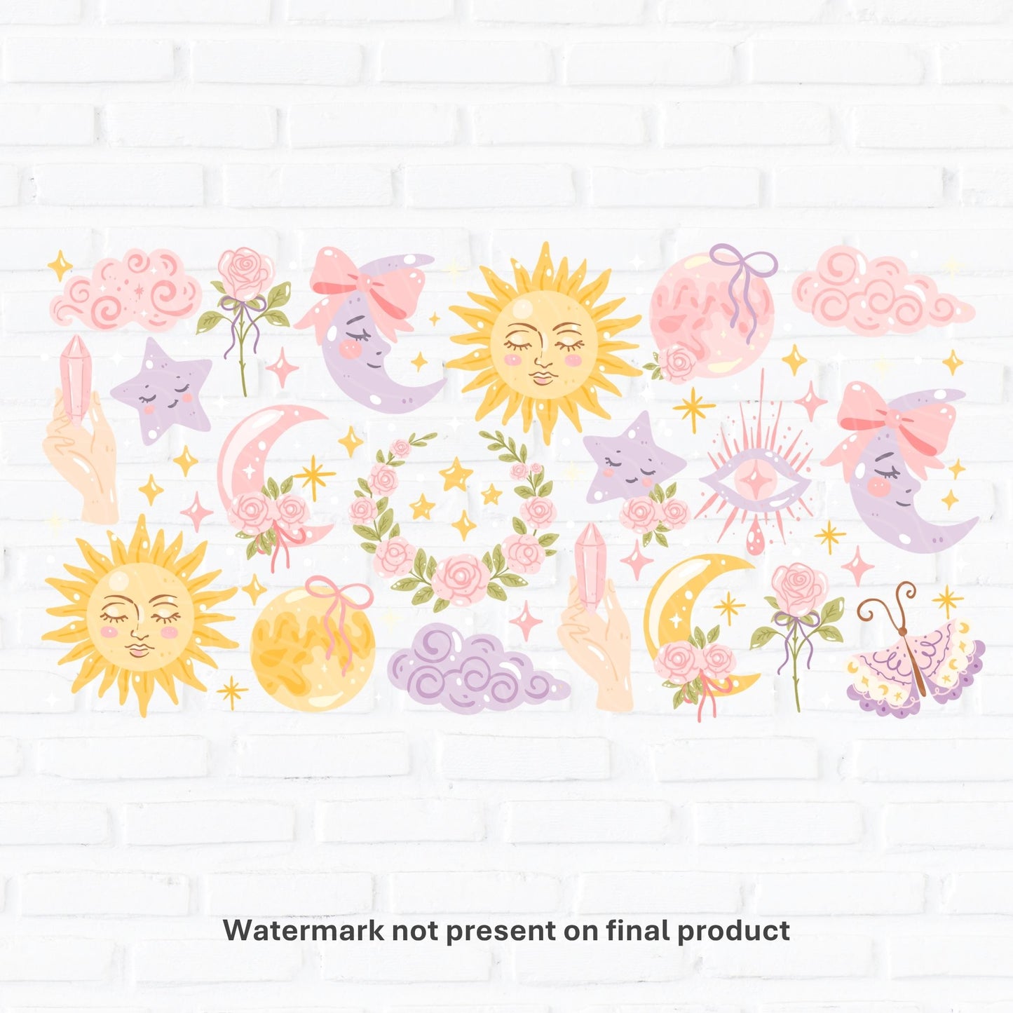 Celestial Coquette | UV DTF Wrap