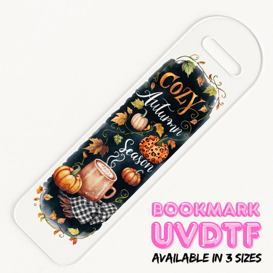 Cozy Autumn Season | Bookmark UV DTF