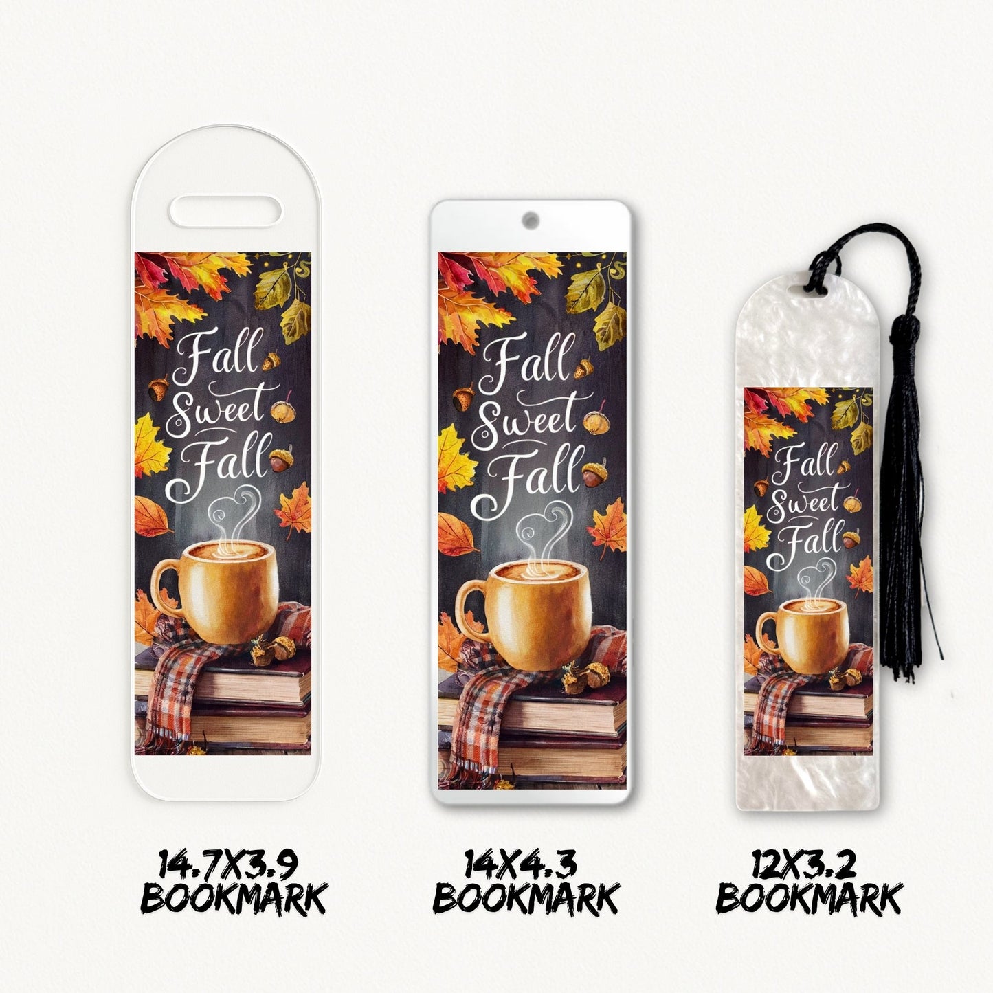 Fall Sweet Fall | Bookmark UV DTF