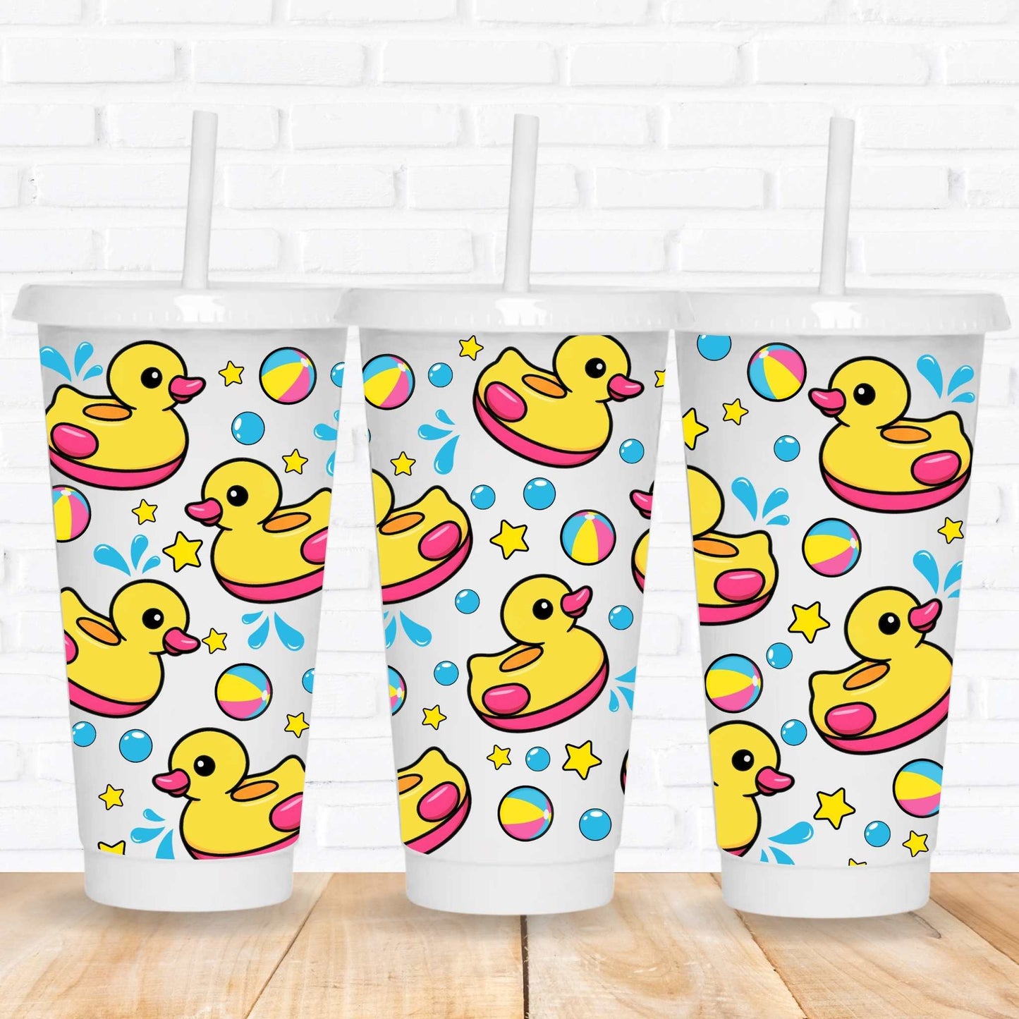 Ducky Pool Party | UV DTF Wrap