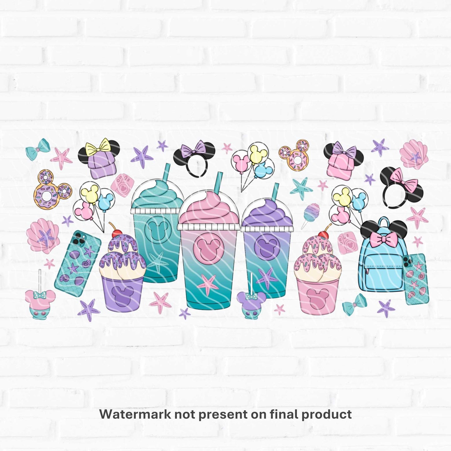 Park Drinks | UV DTF Wrap