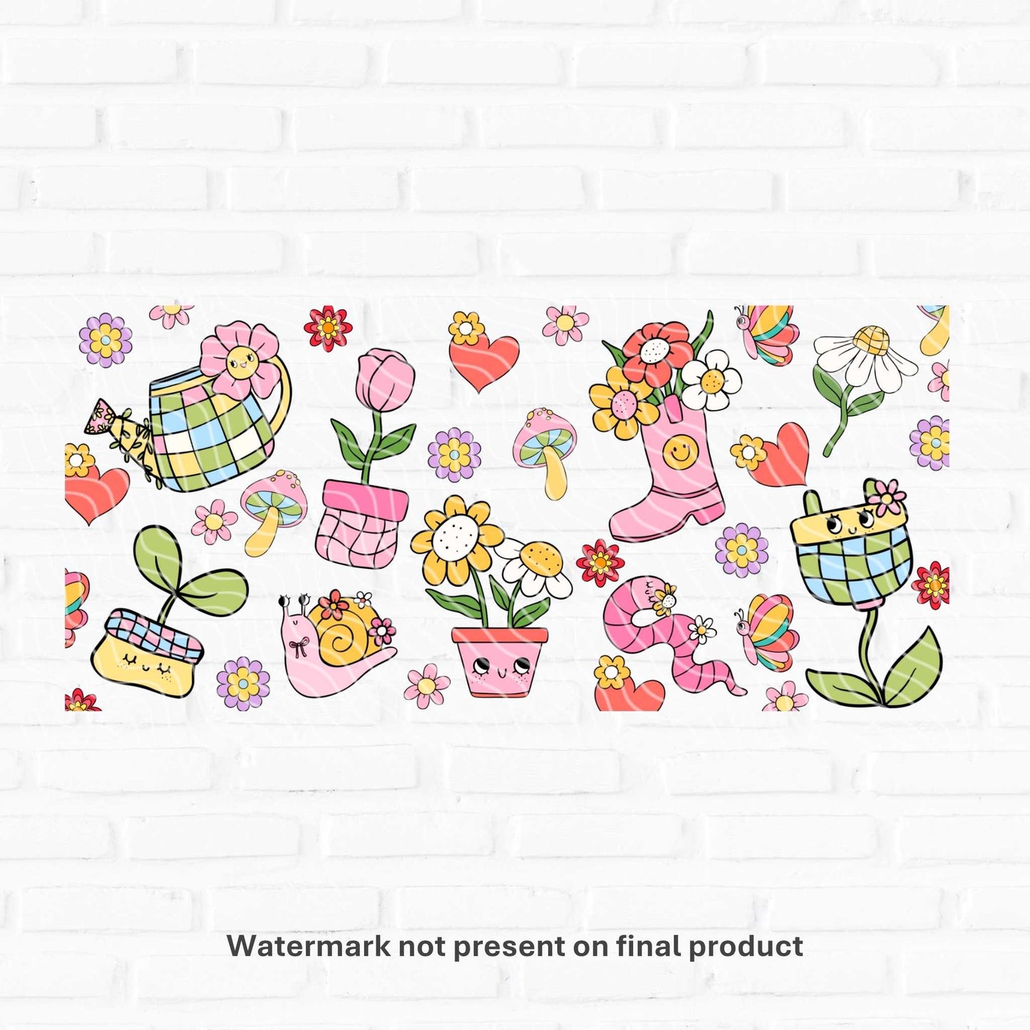 Groovy Garden | UV DTF Wrap