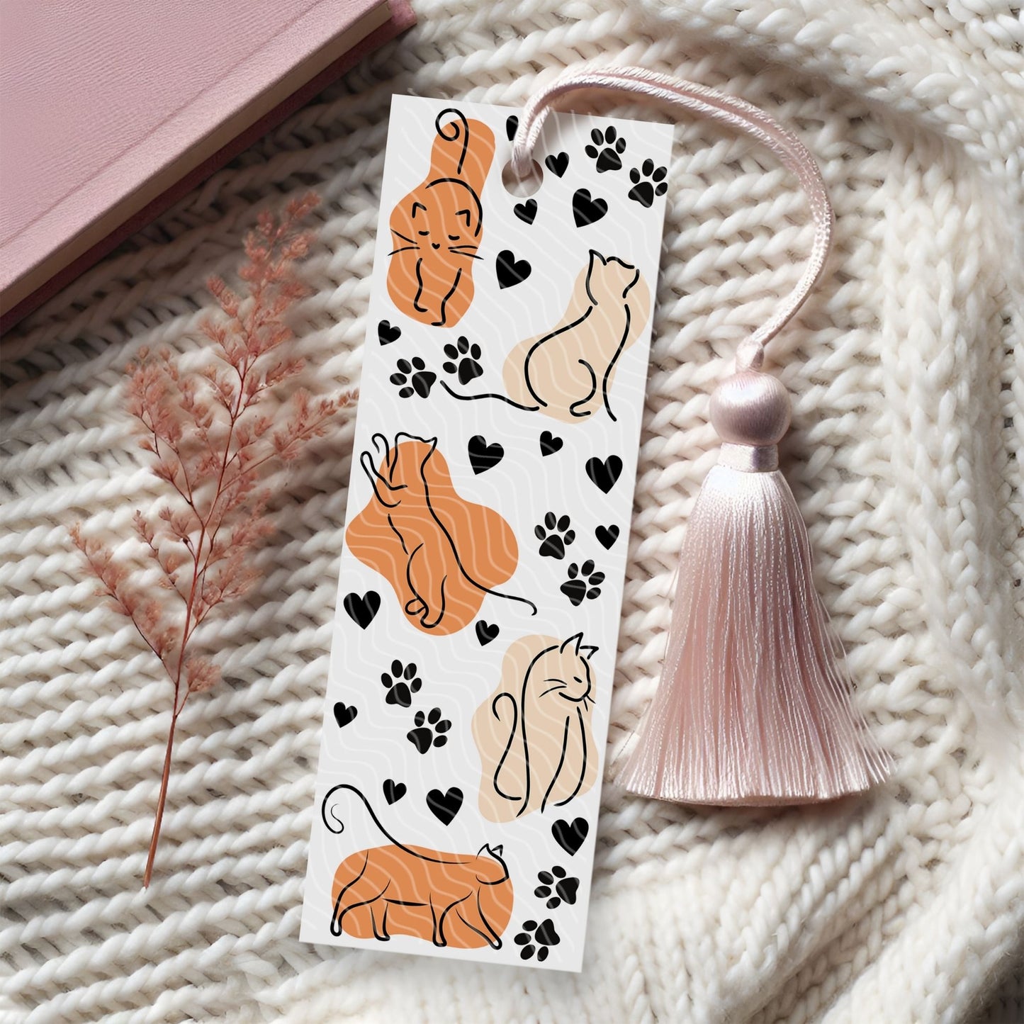 Boho Cats | Bookmark Digital Download