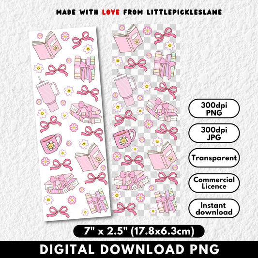 Coquette Girl | Bookmark Digital Download