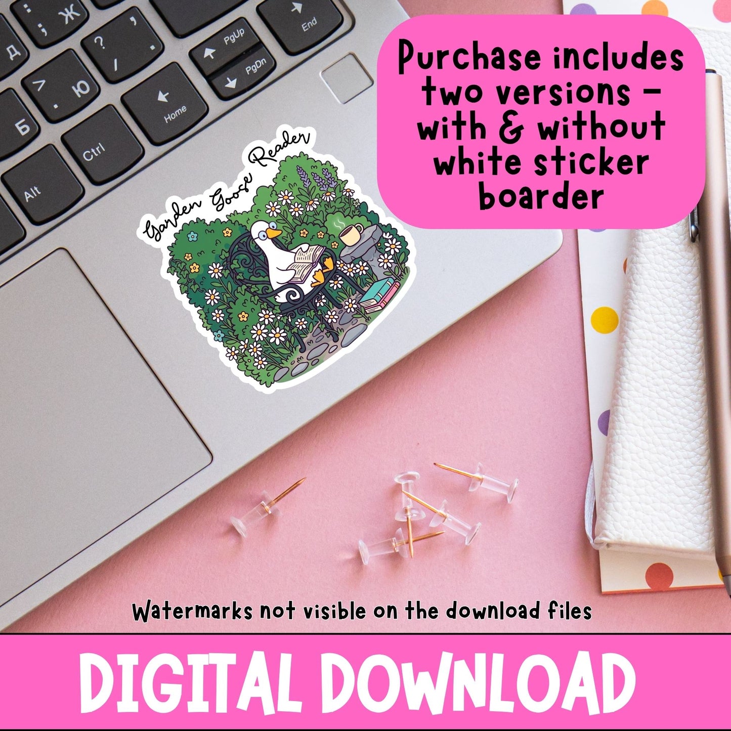 Garden Goose Reader | Digital Download