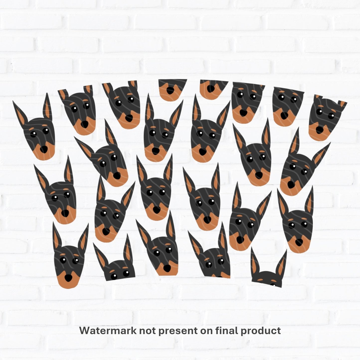Dobermann | UV DTF Wrap