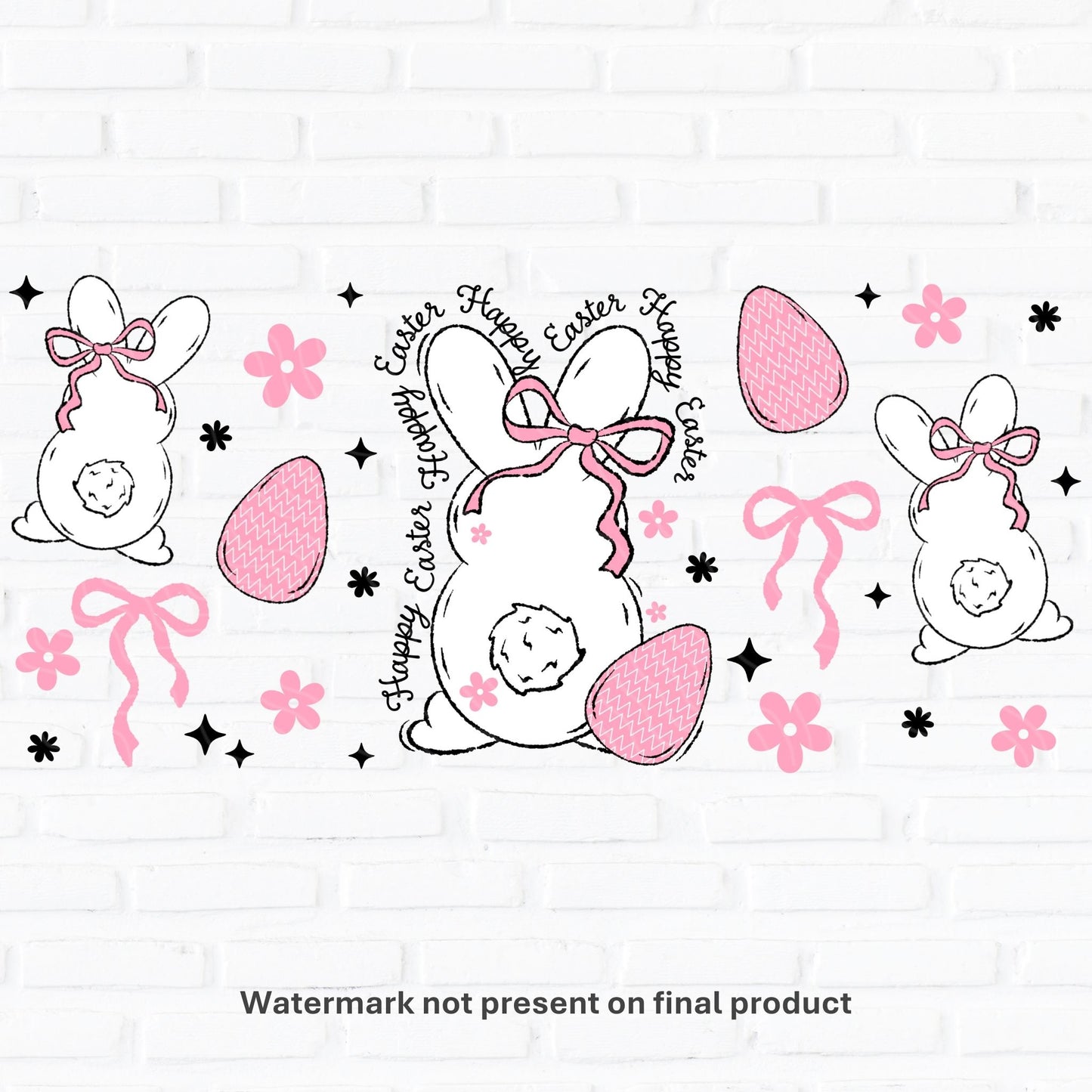 Happy Easter | UV DTF Wrap