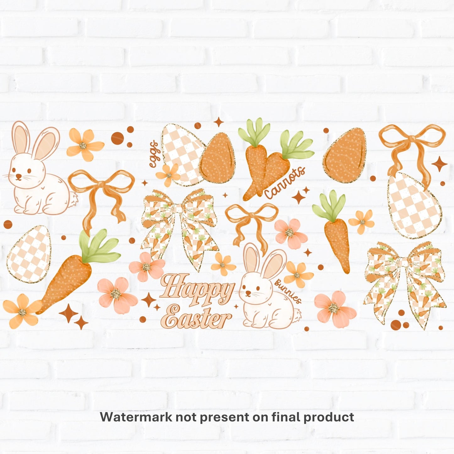 Happy Easter | UV DTF Wrap