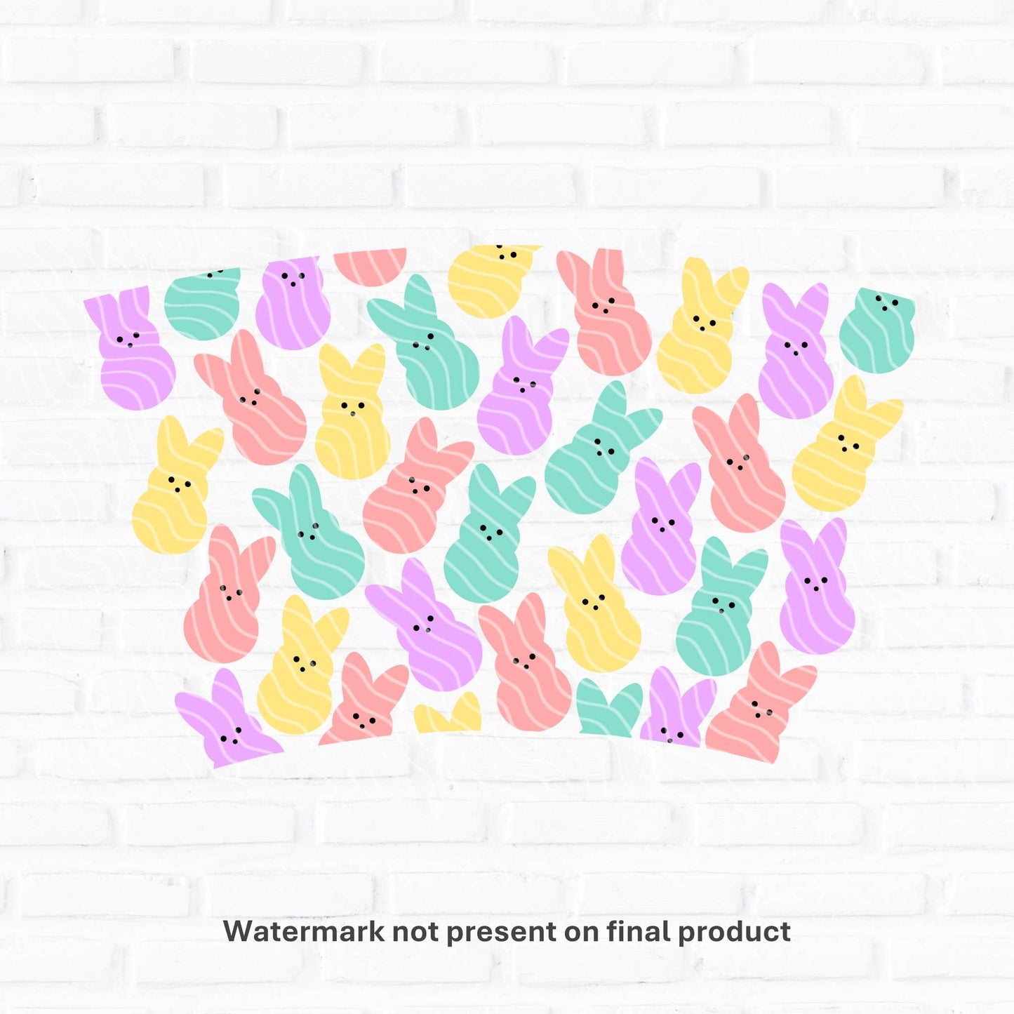 24oz easter cold cup wraps uk printed