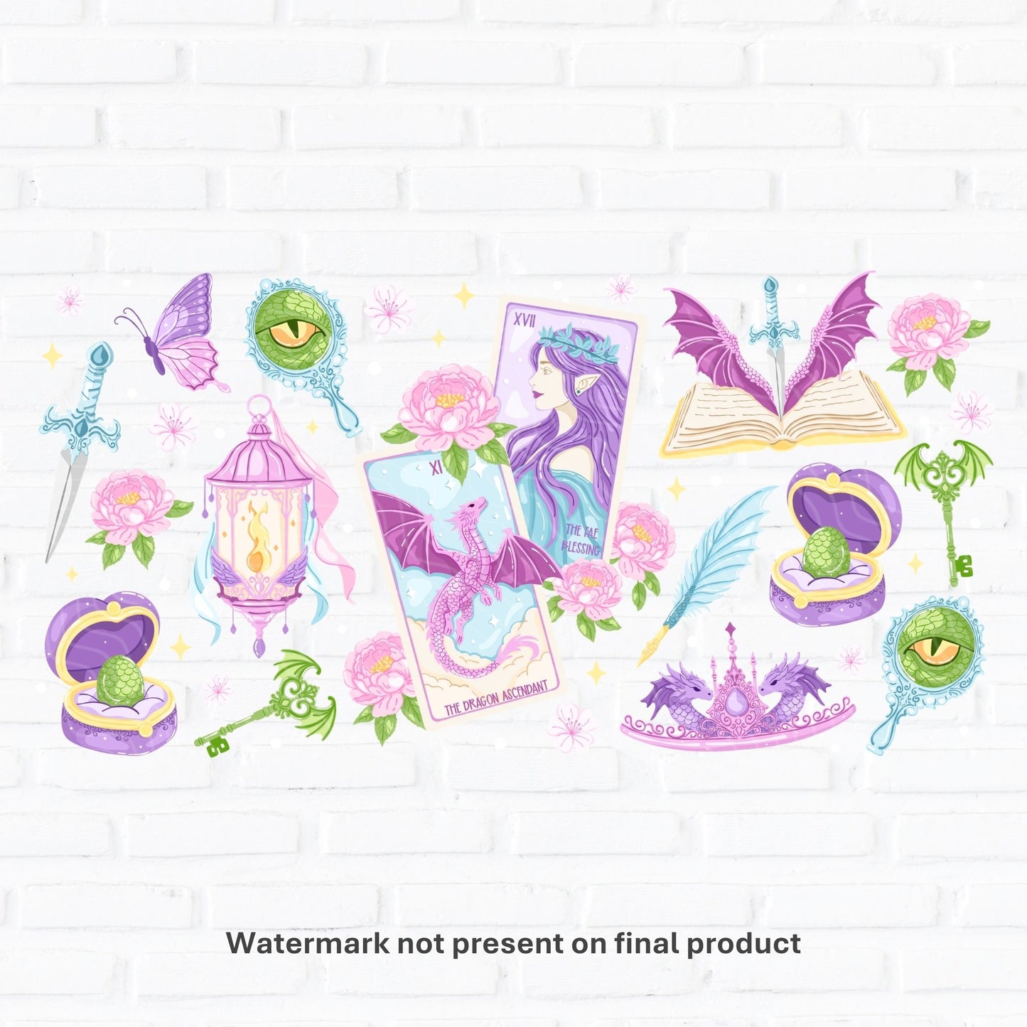 Romantasy Tarot | UV DTF Wrap