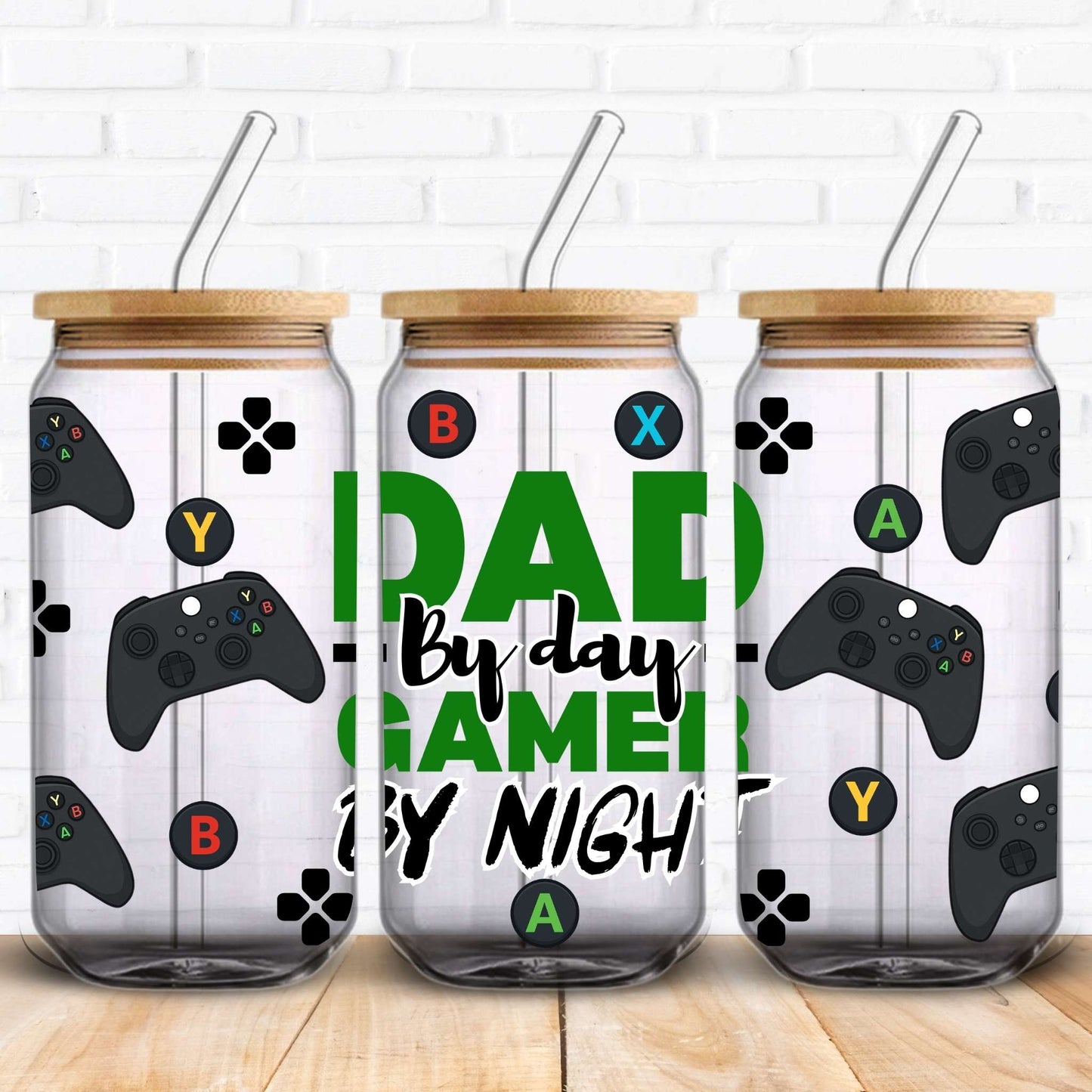 Dad By Day | UV DTF Wrap