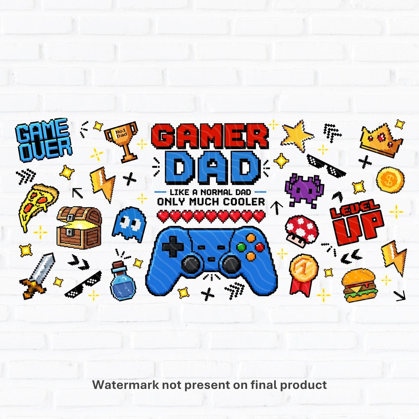 Gamer Dad | UV DTF Wrap