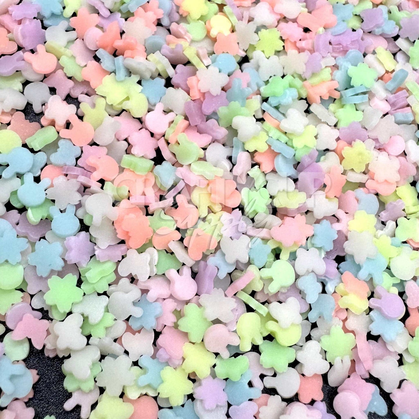 fimo easter clay slices