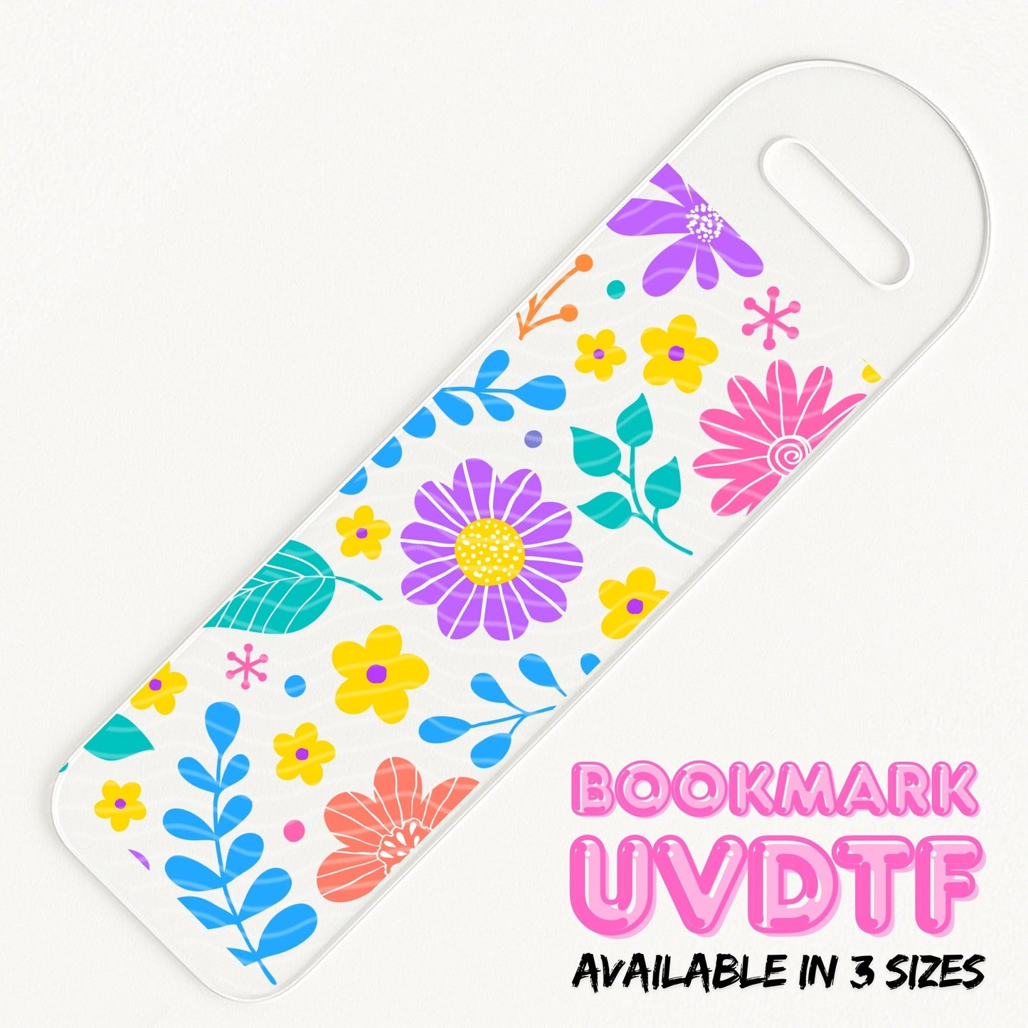 Floral | Bookmark UV DTF