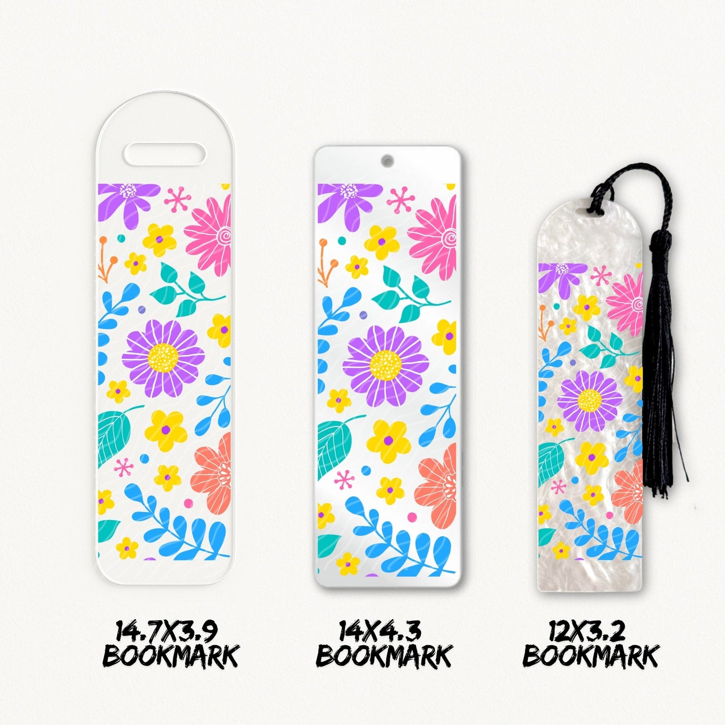 Floral | Bookmark UV DTF
